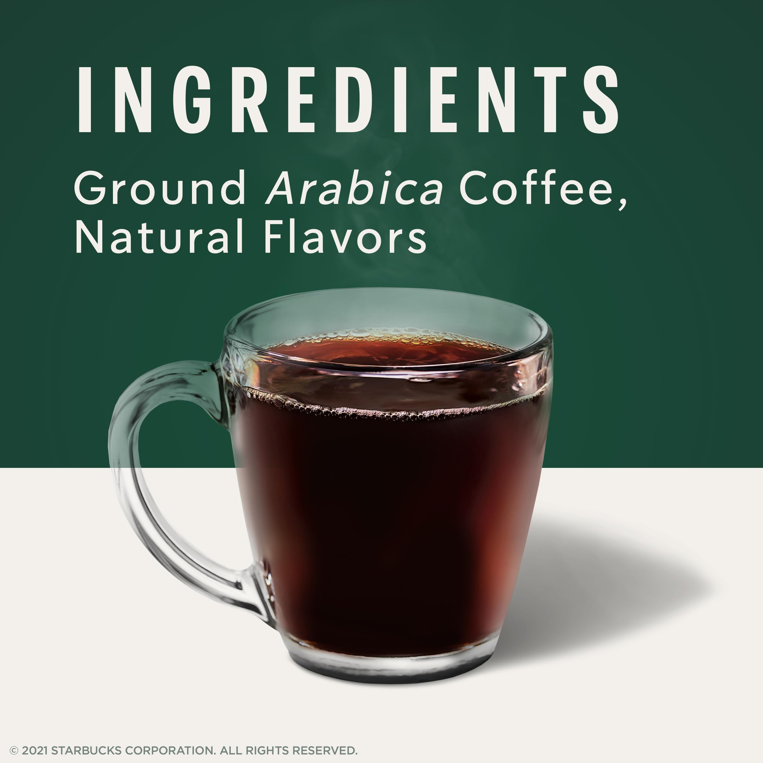 Starbucks K-Cup Coffee Pods, Medium Roast Hot or Iced Coffee, Pike Place Roast, 96 Keurig Pods