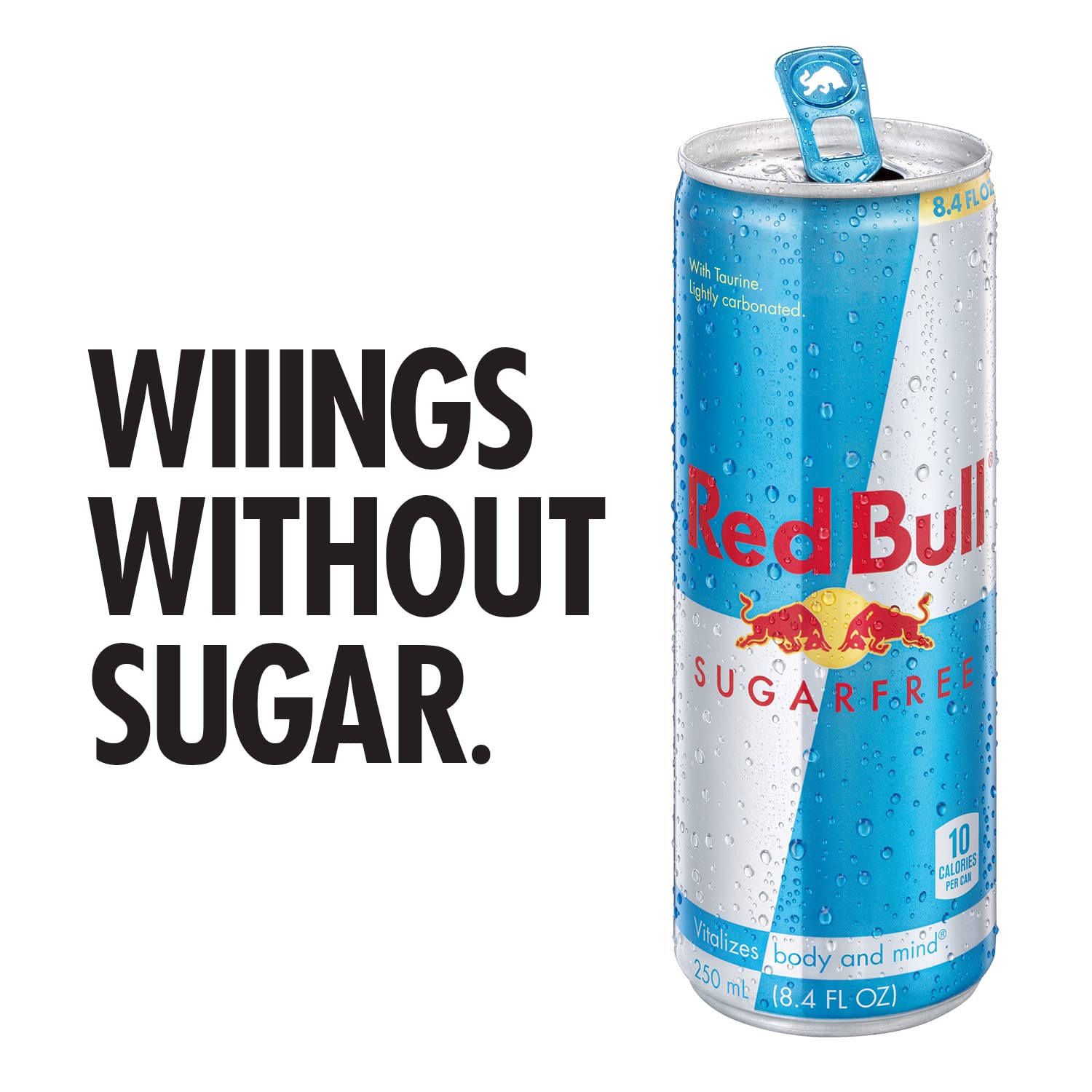 Red Bull Sugar Free Energy Drink with 151mg Caffeine plus Taurine & B Vitamins, 16 Fl Oz, Pack of 12 Cans