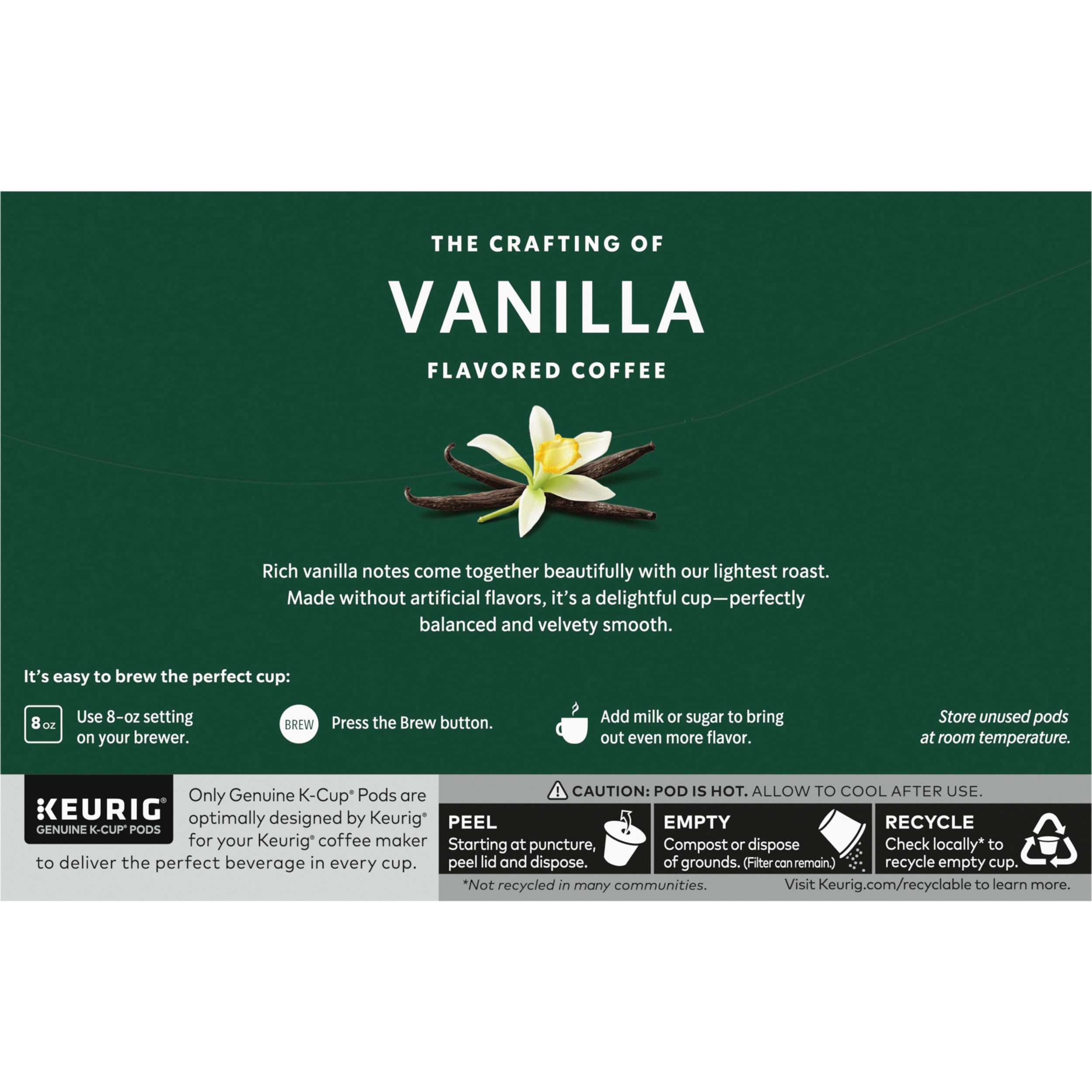 Starbucks K-Cup Coffee Pods, Starbucks Blonde Roast Hot or Iced Coffee, Veranda Blend, 96 Keurig Pods