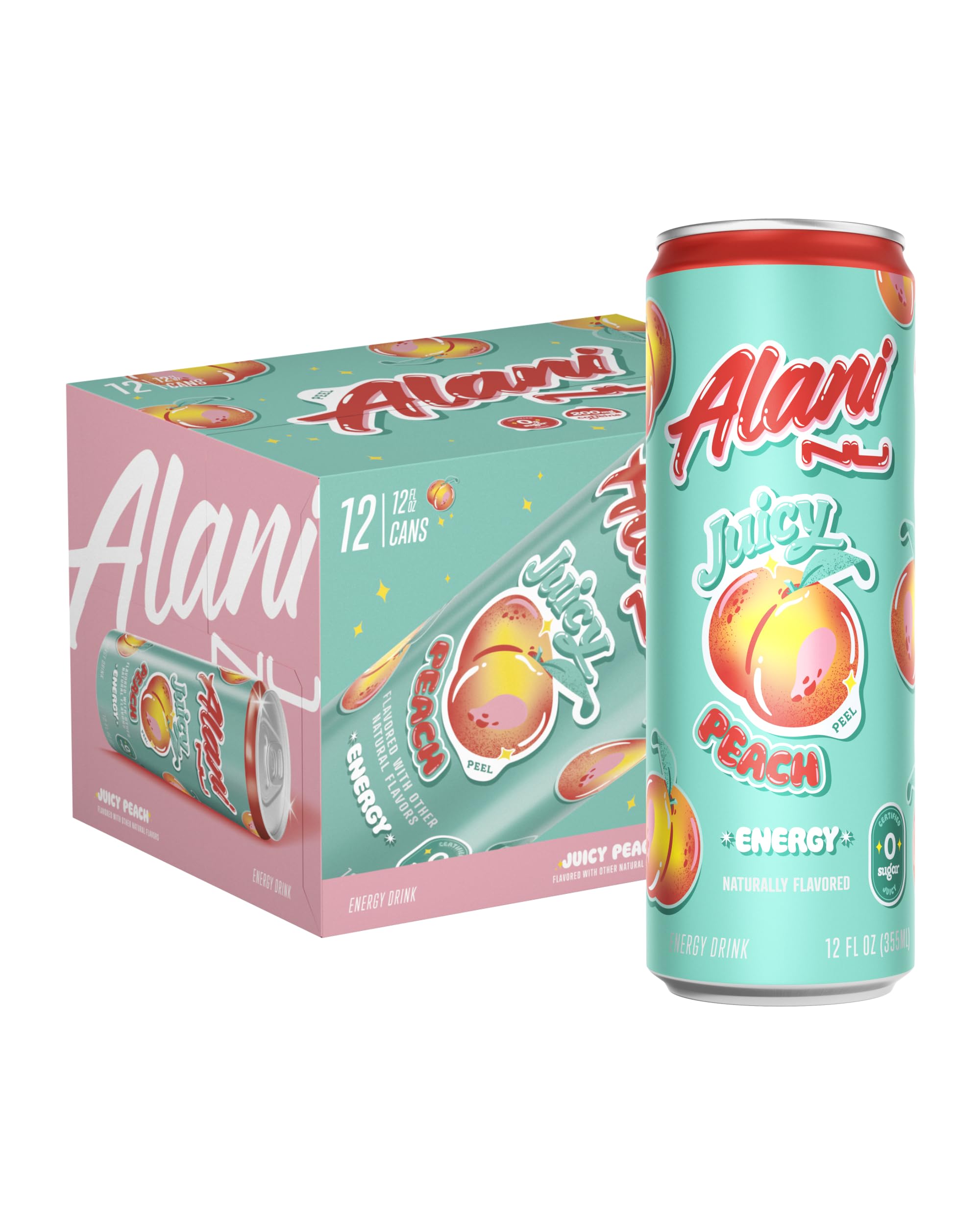 Alani Nu CHERRY TWIST Sugar Free, Low Calorie Energy Drinks, 200mg Caffeine, Biotin B Vitamins, Zero Sugar, 15 Calories, 12 Fl Oz Cans, 12 Pack0
