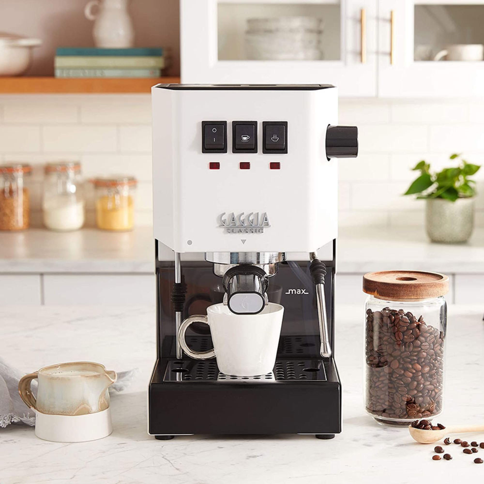 Gaggia RI9380/46 E24 Espresso Machine, Brushed Stainless Steel