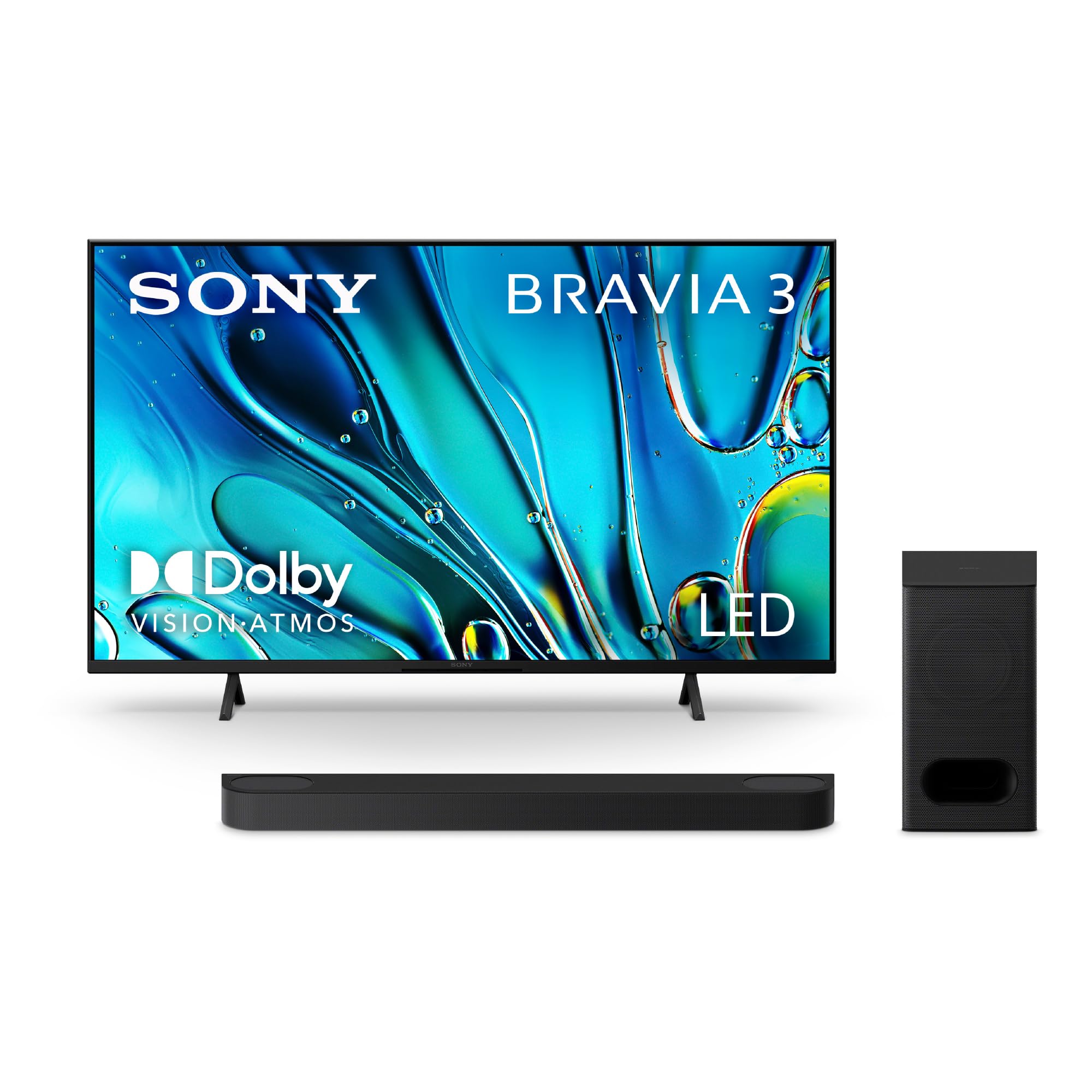 Sony 75-Inch Class 4K Ultra HD BRAVIA 3 LED Smart TV with Google TV, Dolby Vision HDR, and Exclusive Features for PlayStation®5 (K-75S30)