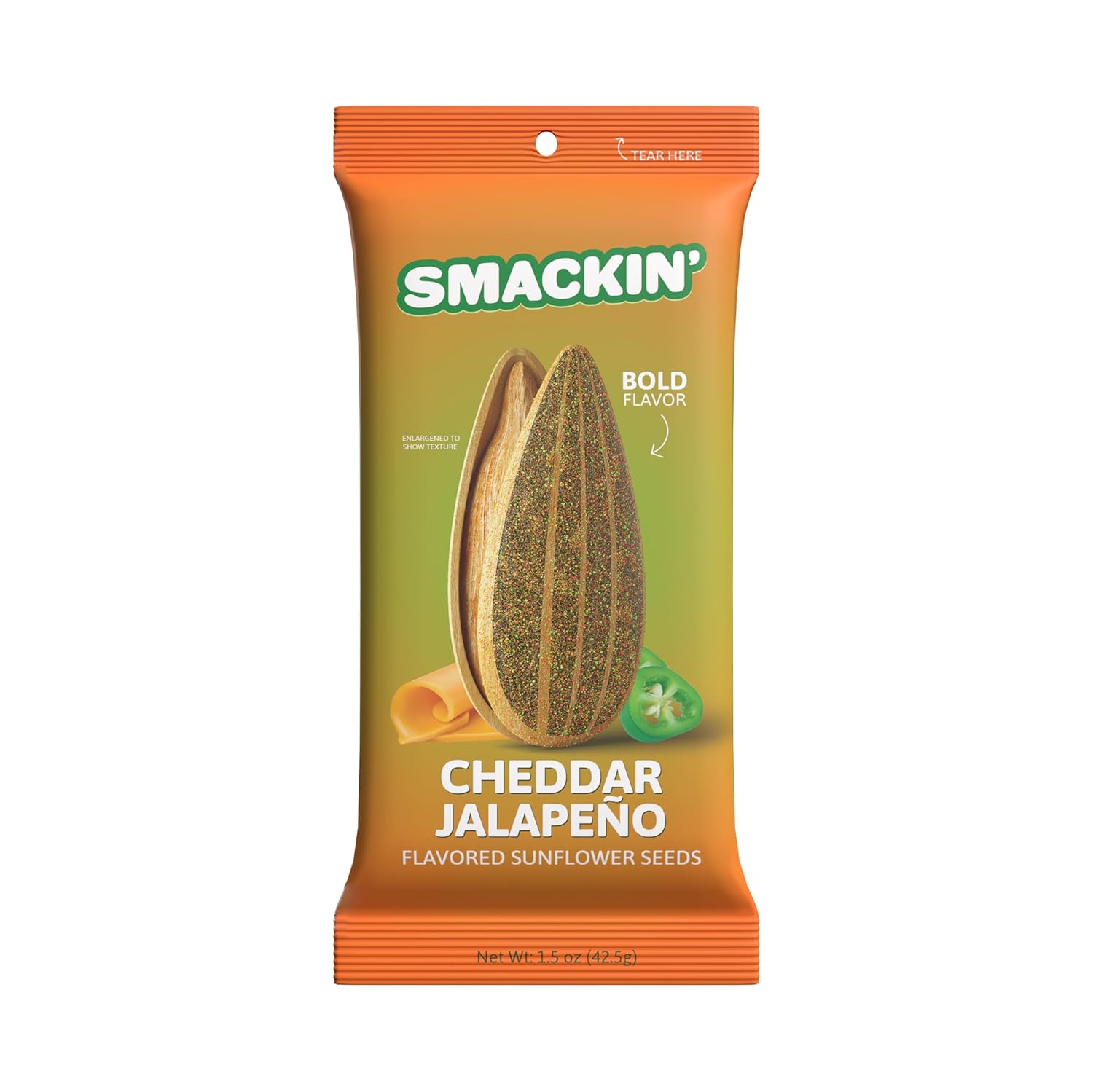 SMACKIN' Sunflower Seeds, Roasted Jumbo Small-Batch, American Made - Variety, 1.5oz bags (11 pack)