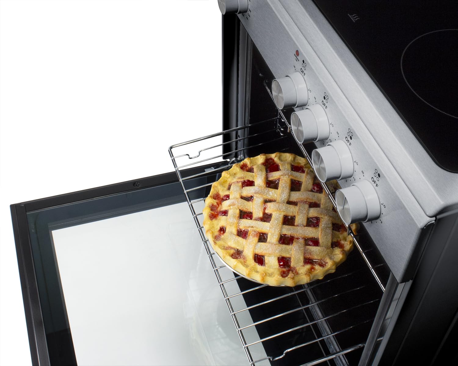 Summit 24” Electric Smooth Top Range, Large 2.44 cu.ft. oven. ADA Compliant, White- REXT24W