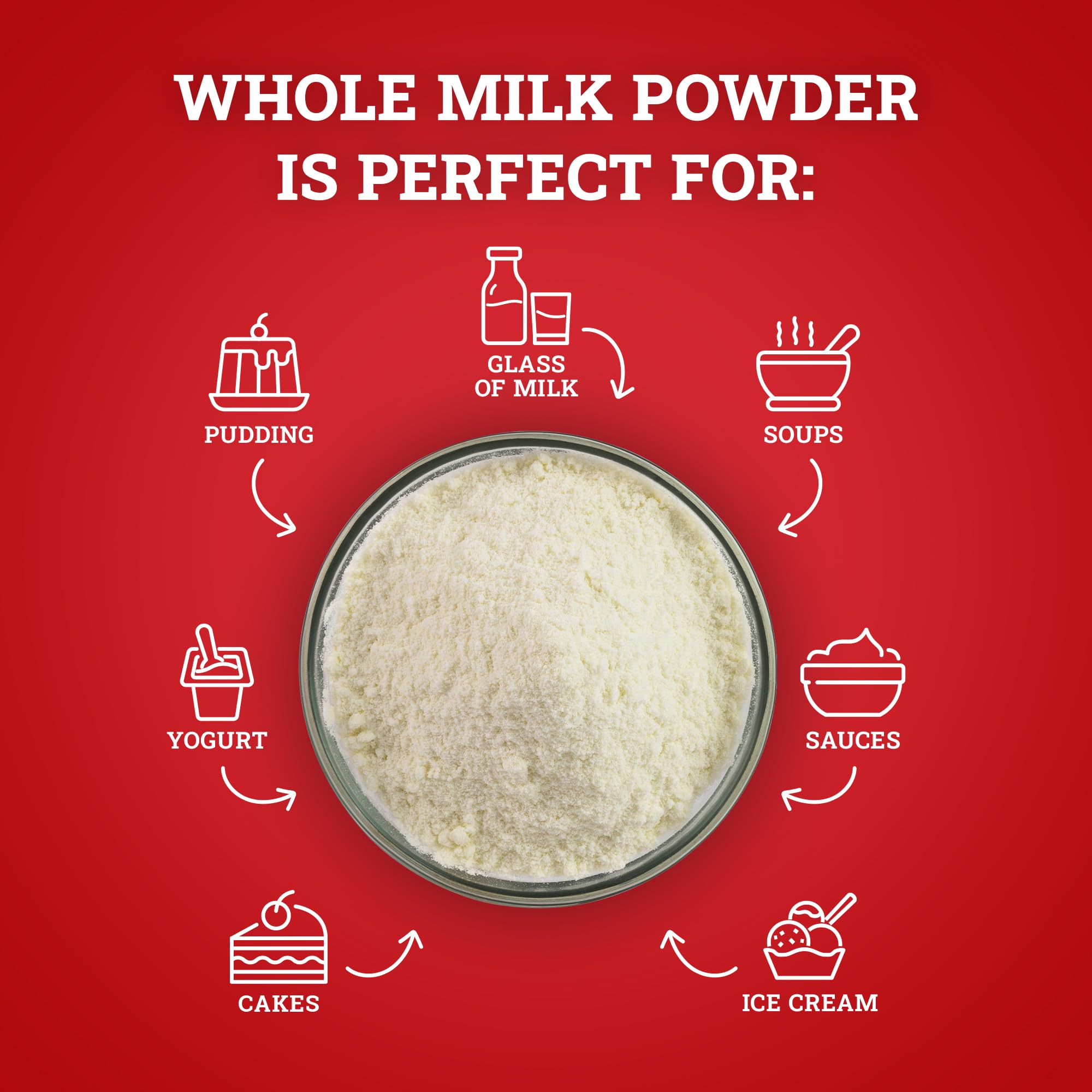 Hoosier Hill Farm Whole Milk Powder, 6LB (Pack of 1)