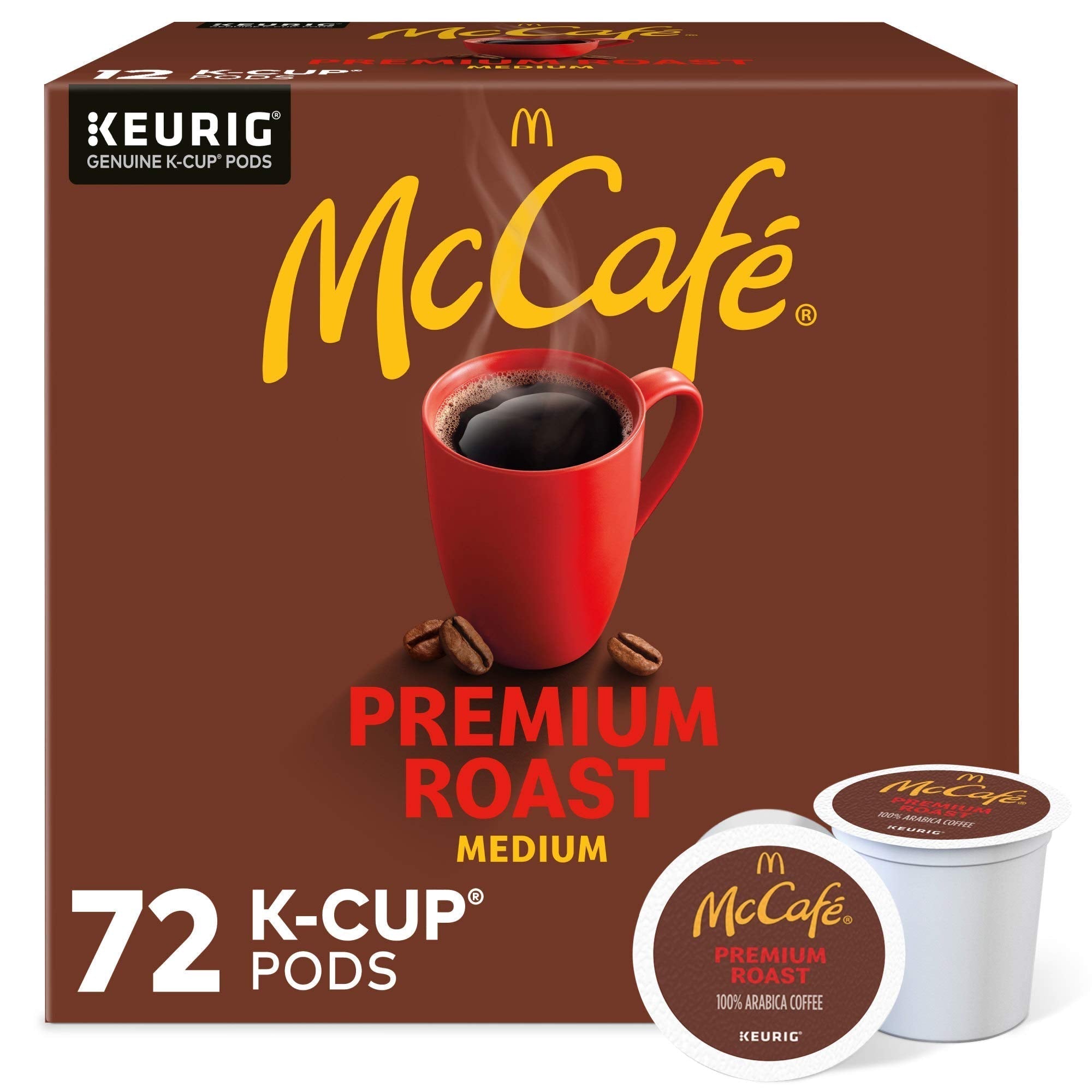 McCafe Premium Roast Coffee, Keurig Single Serve K-Cup Pods, Medium Roast, 96 Count