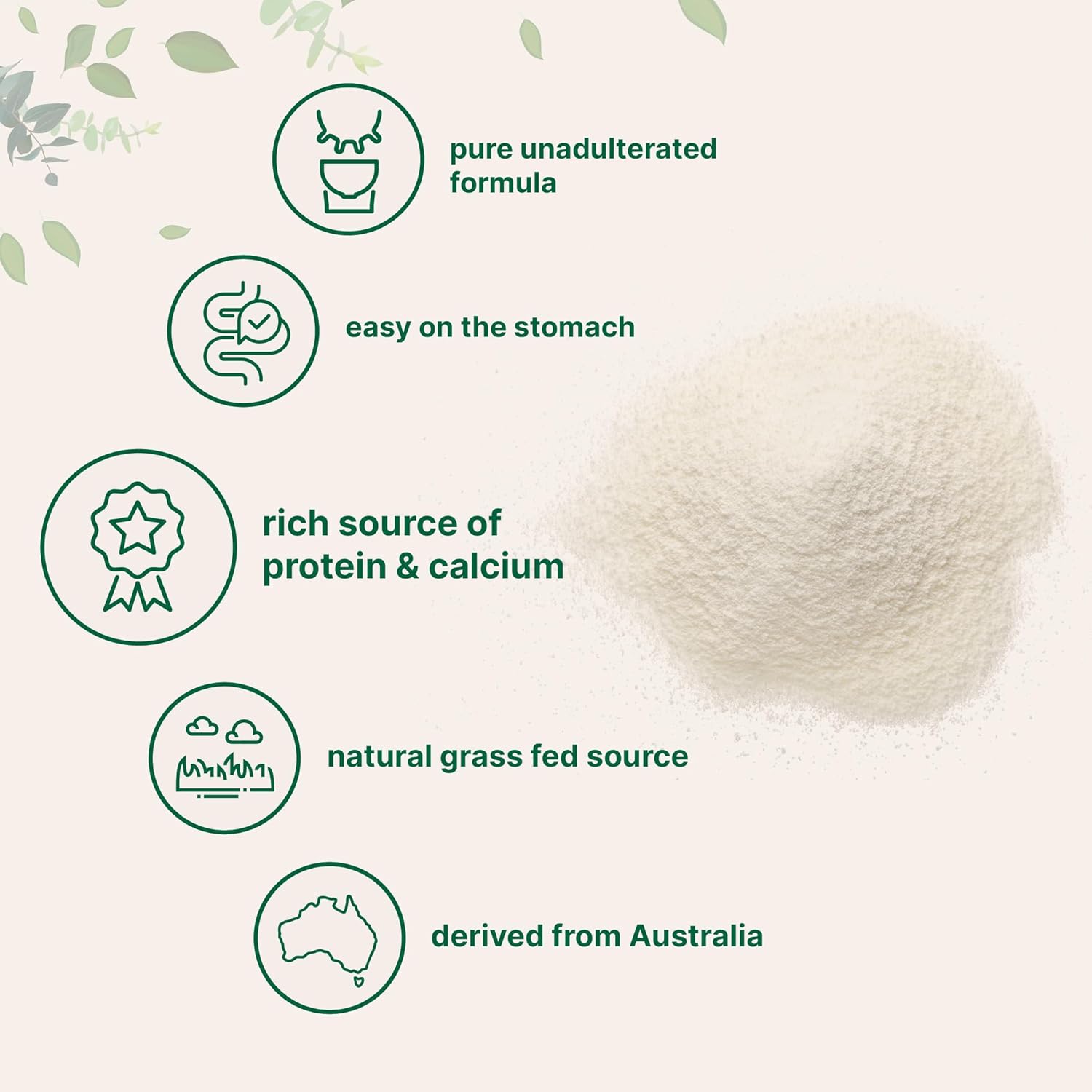 Micro Ingredients Goat Milk Powder, 2 Lb | Grass-Fed Australian Source | Pure, Easily Digested Formula | High in Protein, Calcium & Probiotics | Non-GMO, Gluten-Free, Pet Friendly