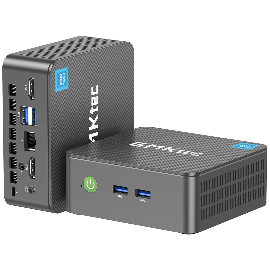 GMKtec Mini PC, G3 PRO Intel Core i3-10110U (Beats 4300U/N150), 16GB DDR4 RAM (Dual Channel) 512GB Storage Drive, Desktop Computer 4K Dual HDMI/USB3.2/WiFi 6/BT5.2/2.5GbE for Office, Business