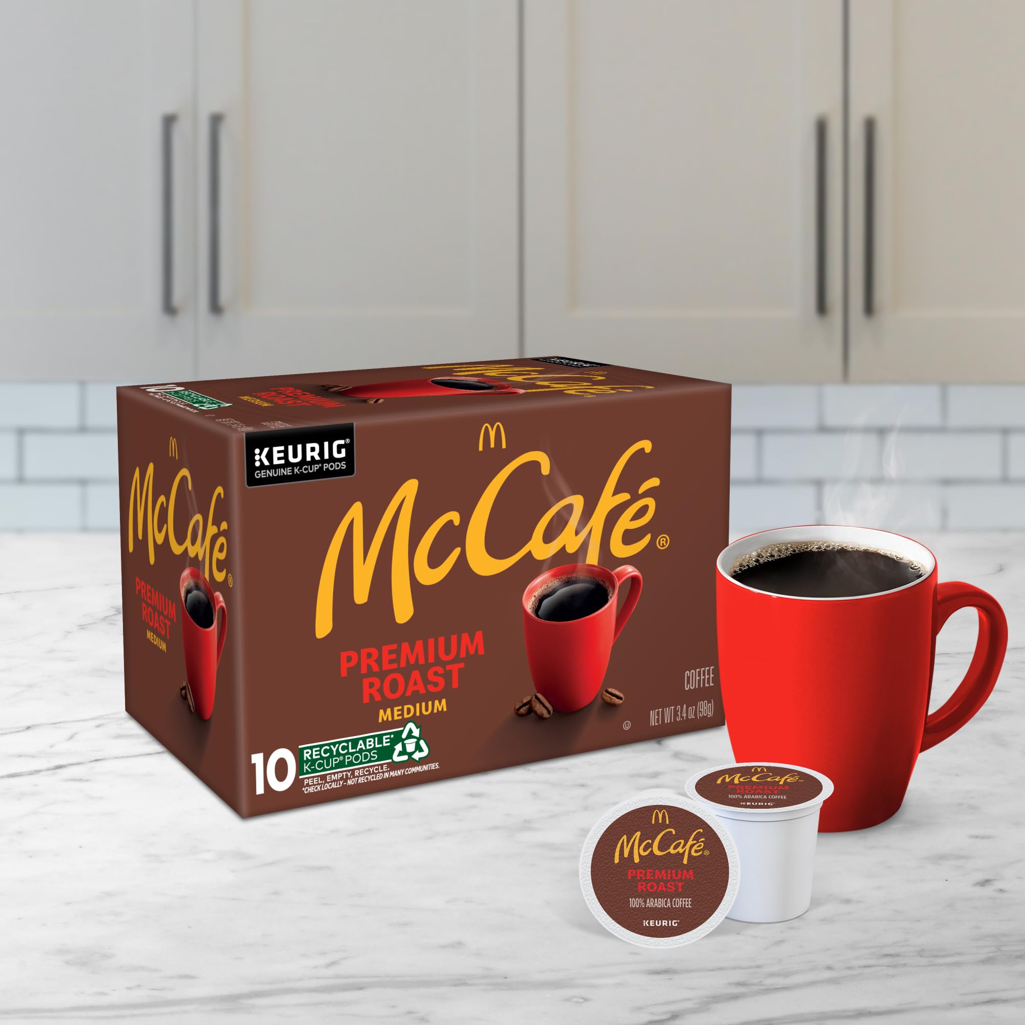 McCafe Premium Roast Coffee, Keurig Single Serve K-Cup Pods, Medium Roast, 96 Count