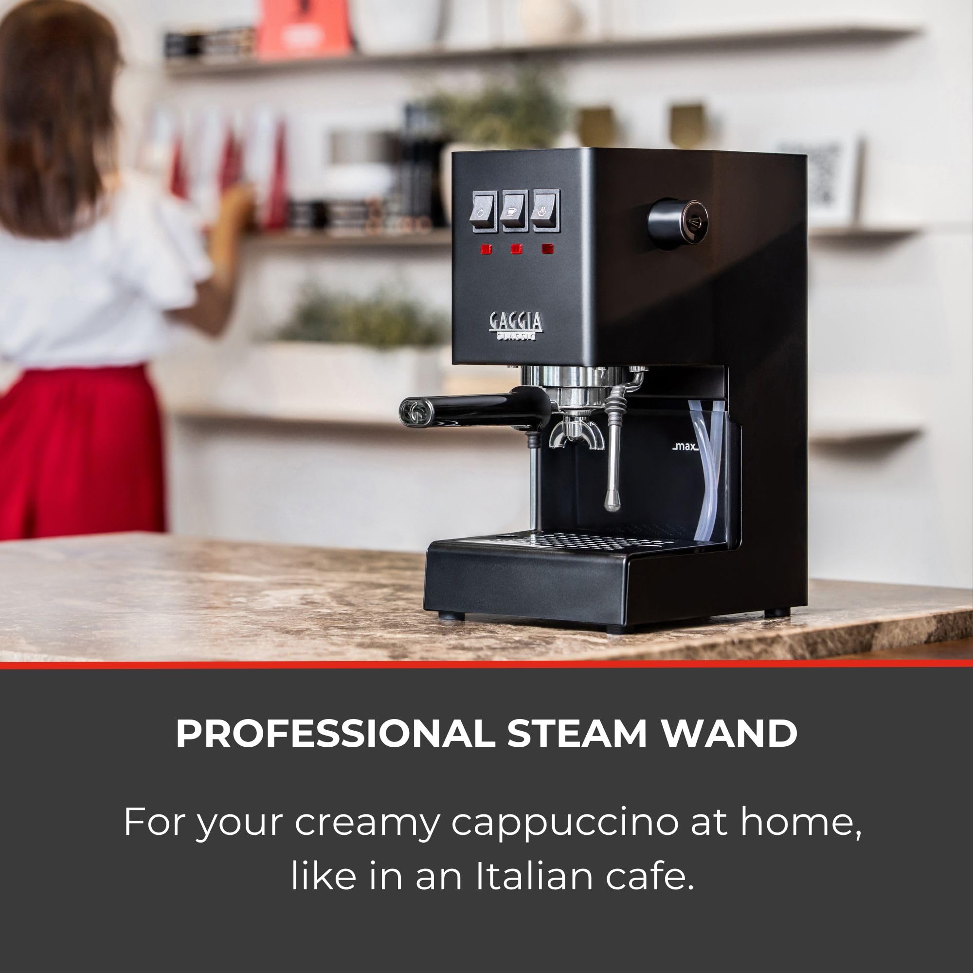 Gaggia RI9380/46 E24 Espresso Machine, Brushed Stainless Steel
