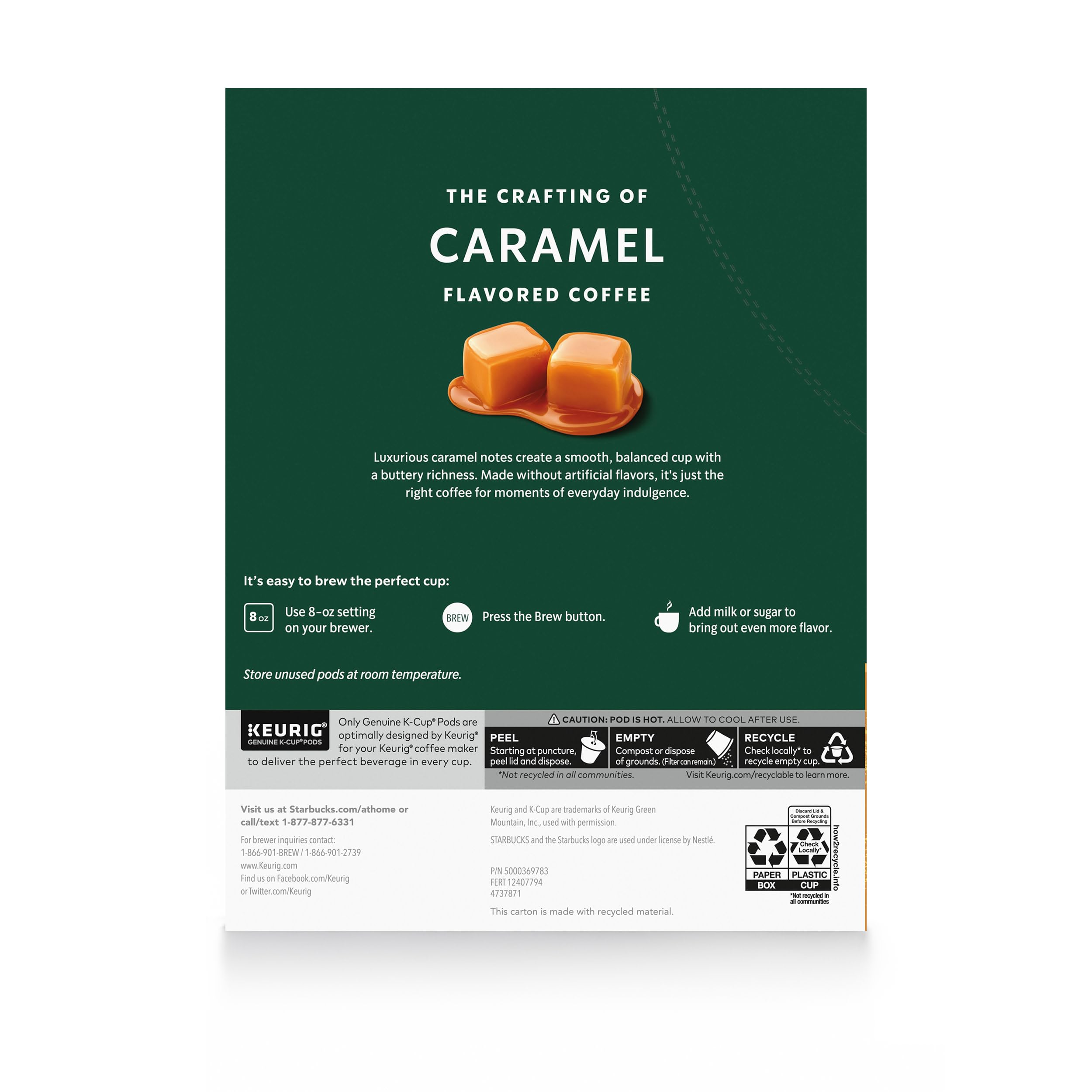 Starbucks K-Cup Coffee Pods, Medium Roast Hot or Iced Coffee, Pike Place Roast, 96 Keurig Pods