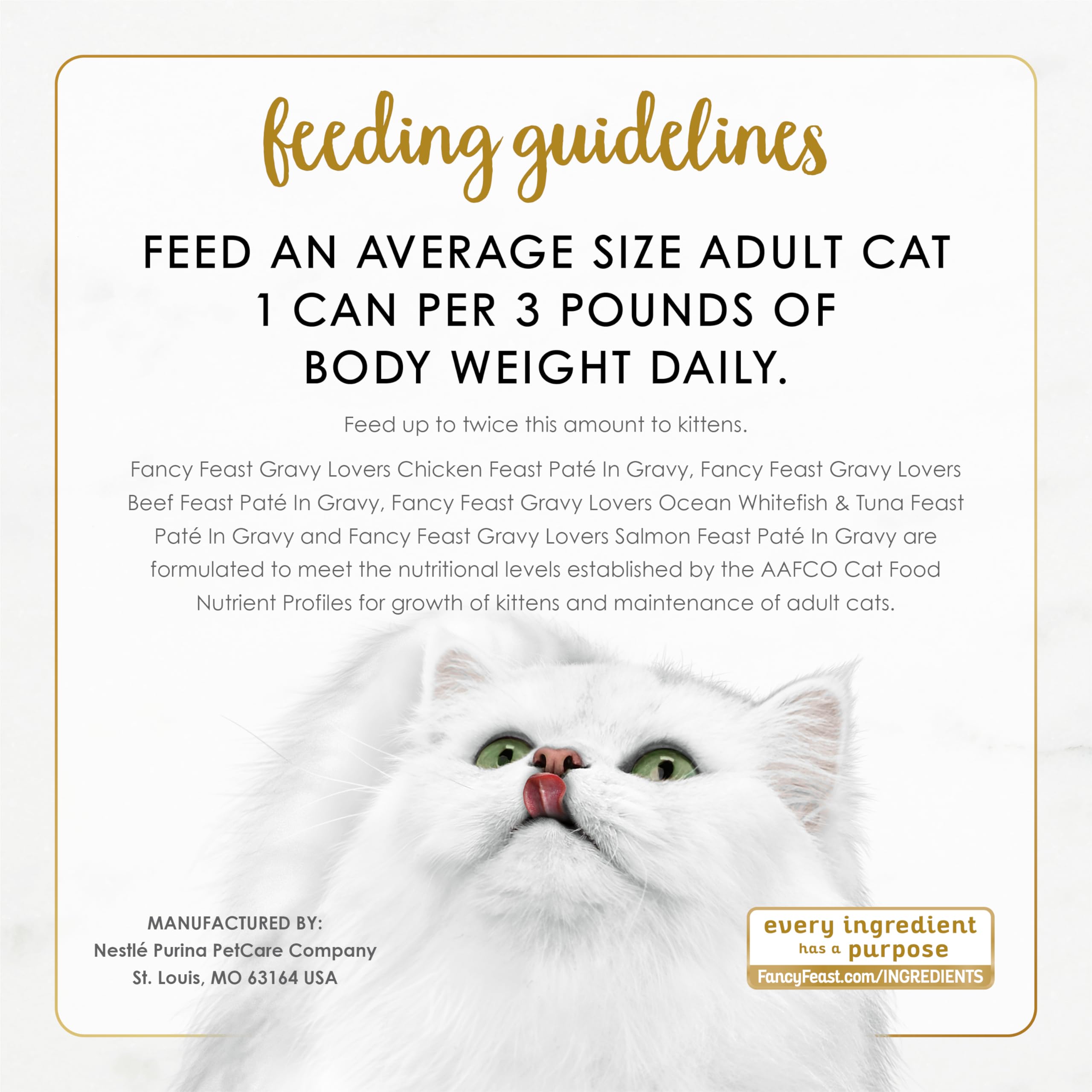 Purina Fancy Feast Gravy Lovers Variety Pack Feast Pate in Wet Cat Food Gravy - (Pack of 1) 4.5 lb. Boxes