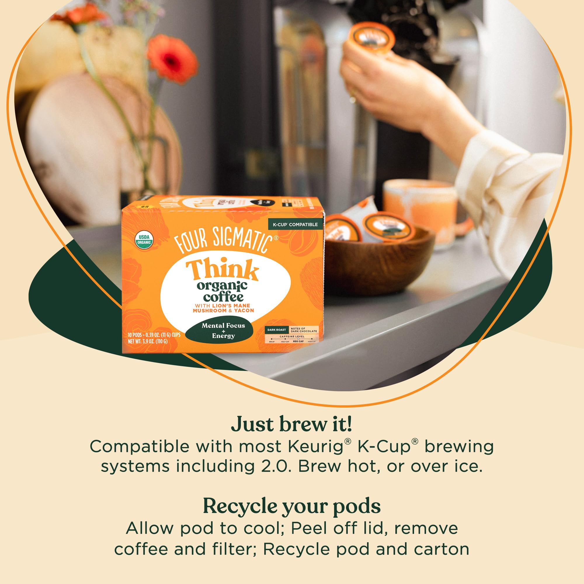 Four Sigmatic Mushroom Coffee K-Cups