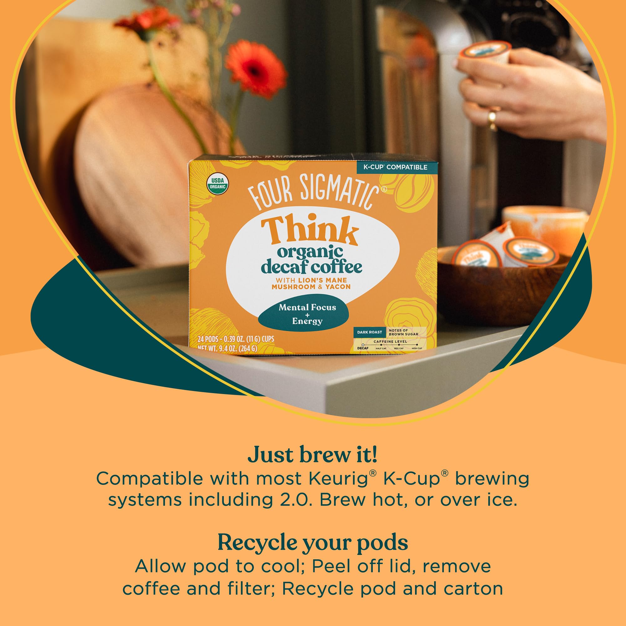 Four Sigmatic Mushroom Coffee K-Cups