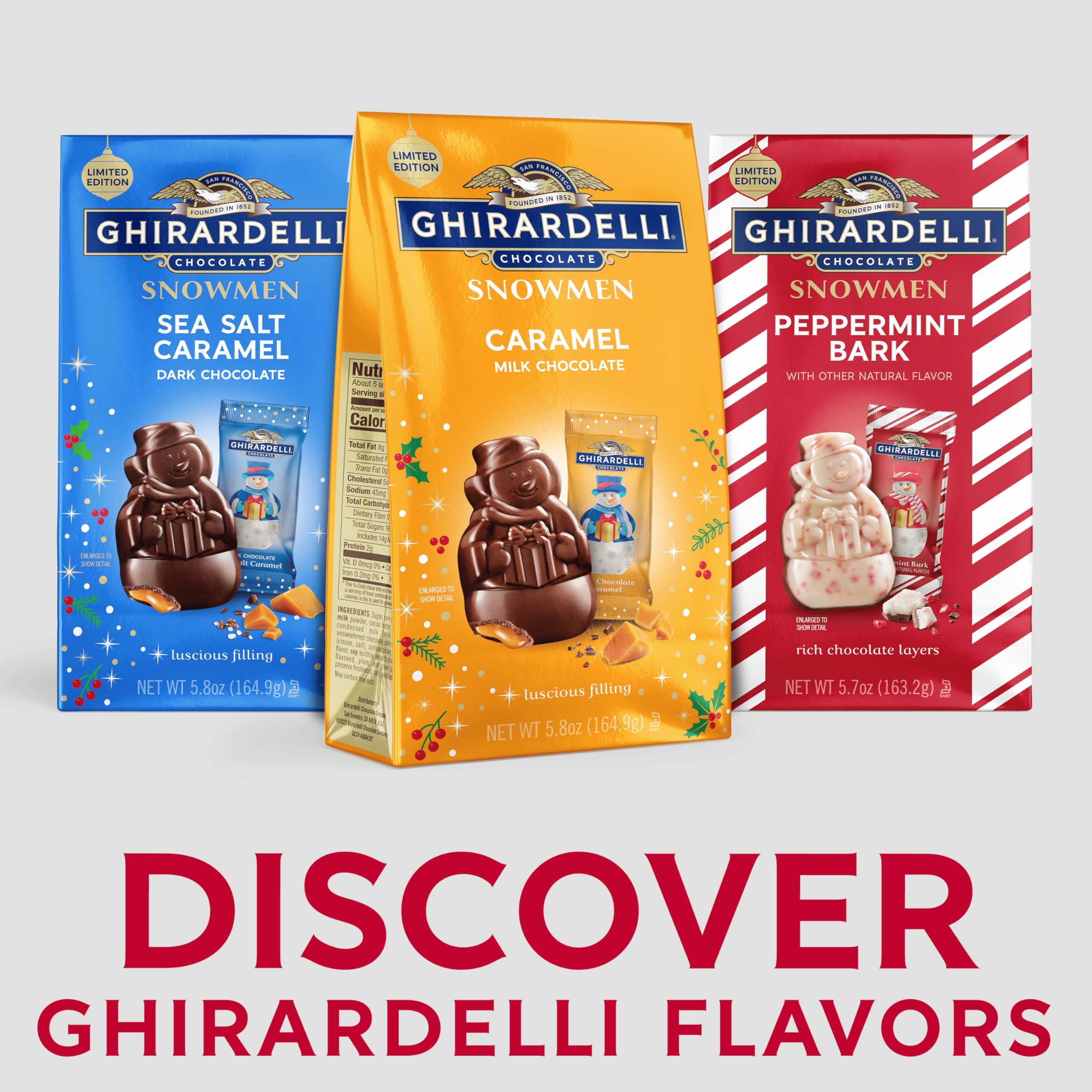GHIRARDELLI Premium Chocolate Assortment SQUARES Gift Box, 29.6 oz
