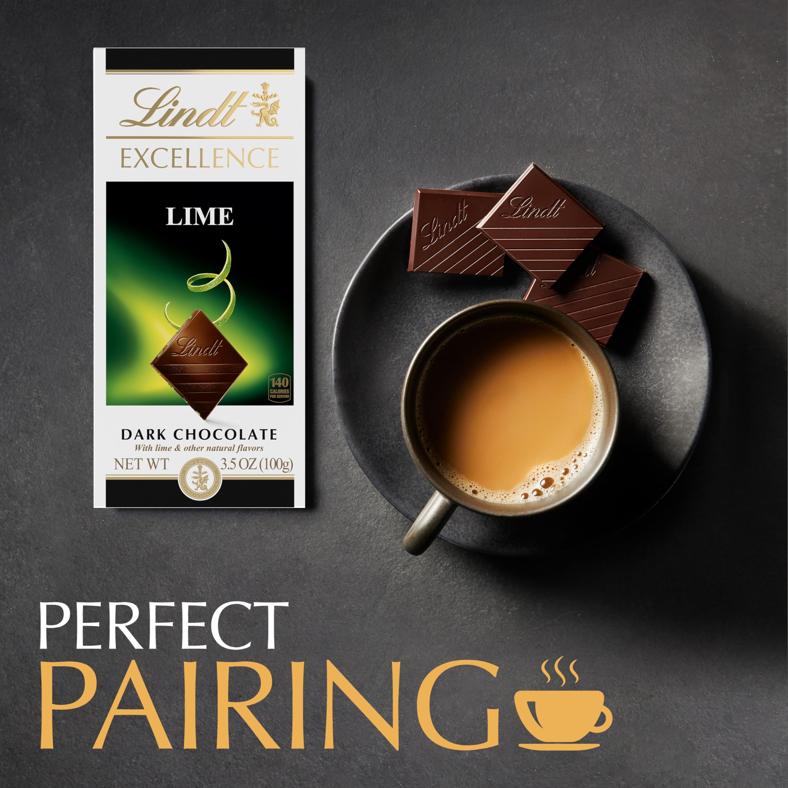 Lindt EXCELLENCE 85% Cocoa Dark Chocolate Bar, Dark Chocolate Candy, 3.5 oz. (12 Pack)