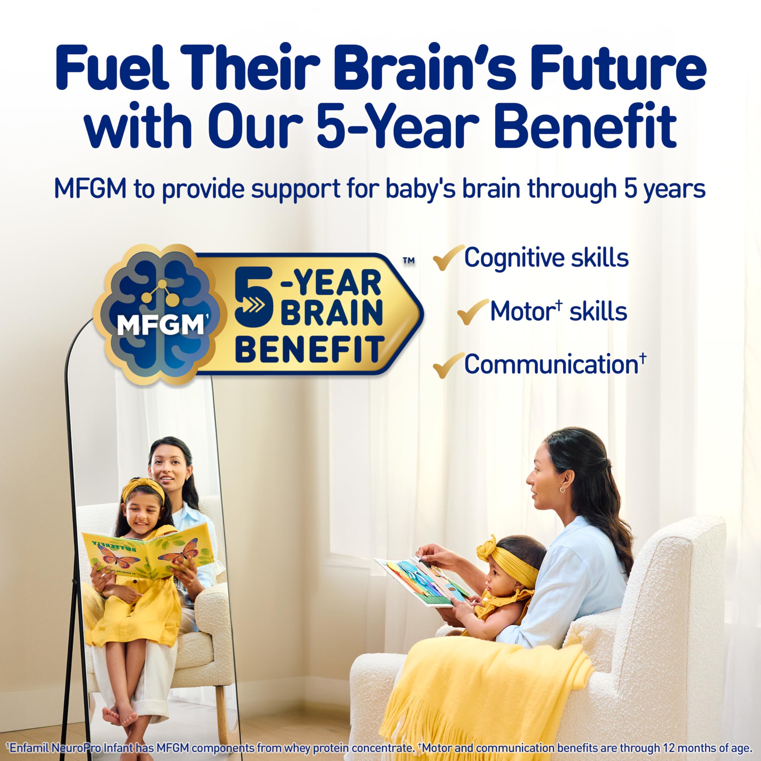 Enfamil NeuroPro Ready-to-Use Baby Formula, Ready to Feed, Brain and Immune Support with DHA, Iron and Prebiotics, Non-GMO, 2 Fl Oz Nursette Bottles (6 count) (Pack of 4), Total 24 bottles