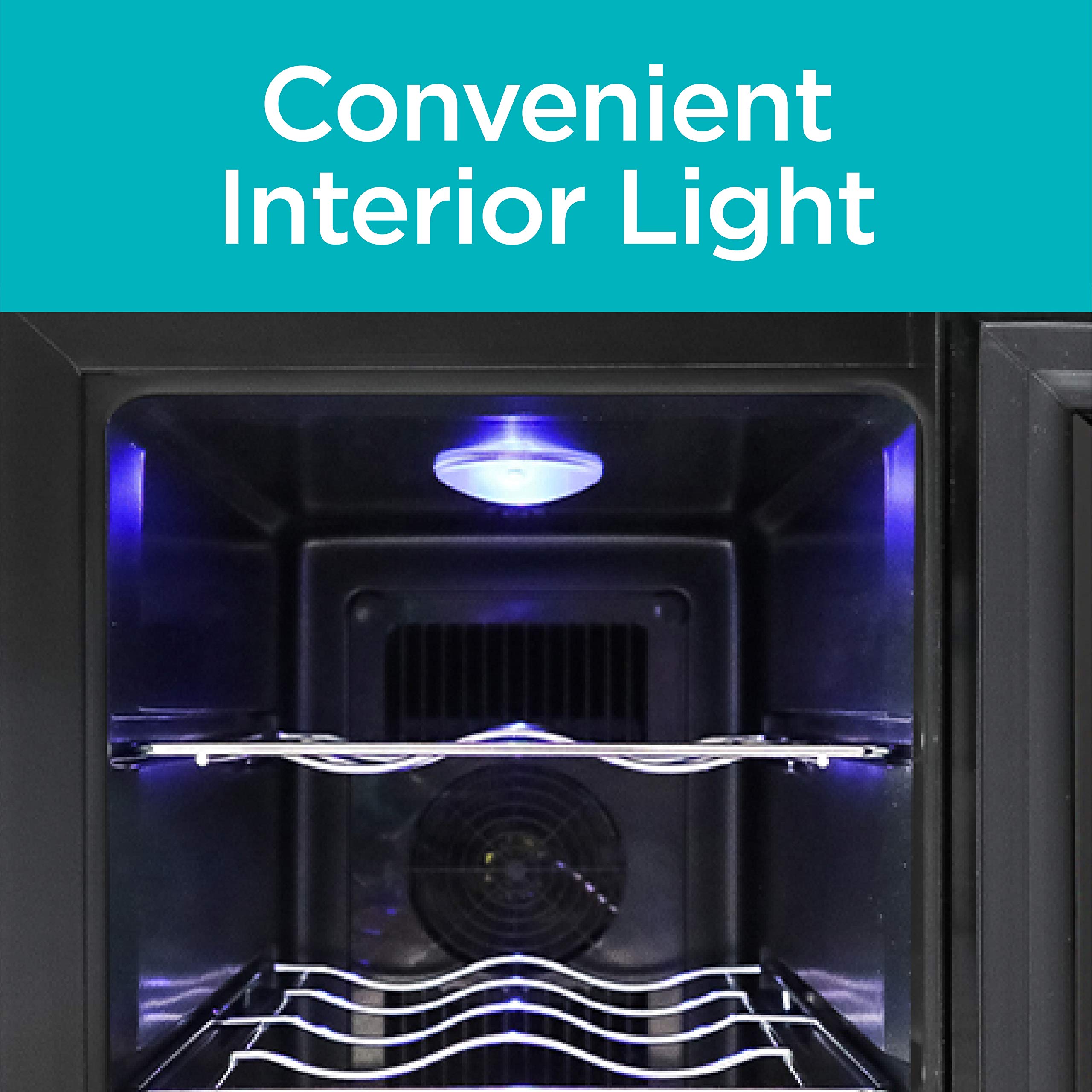 BLACK+DECKER BD60026 Wine Cellar with LED Display (8-Bottle Capacity)