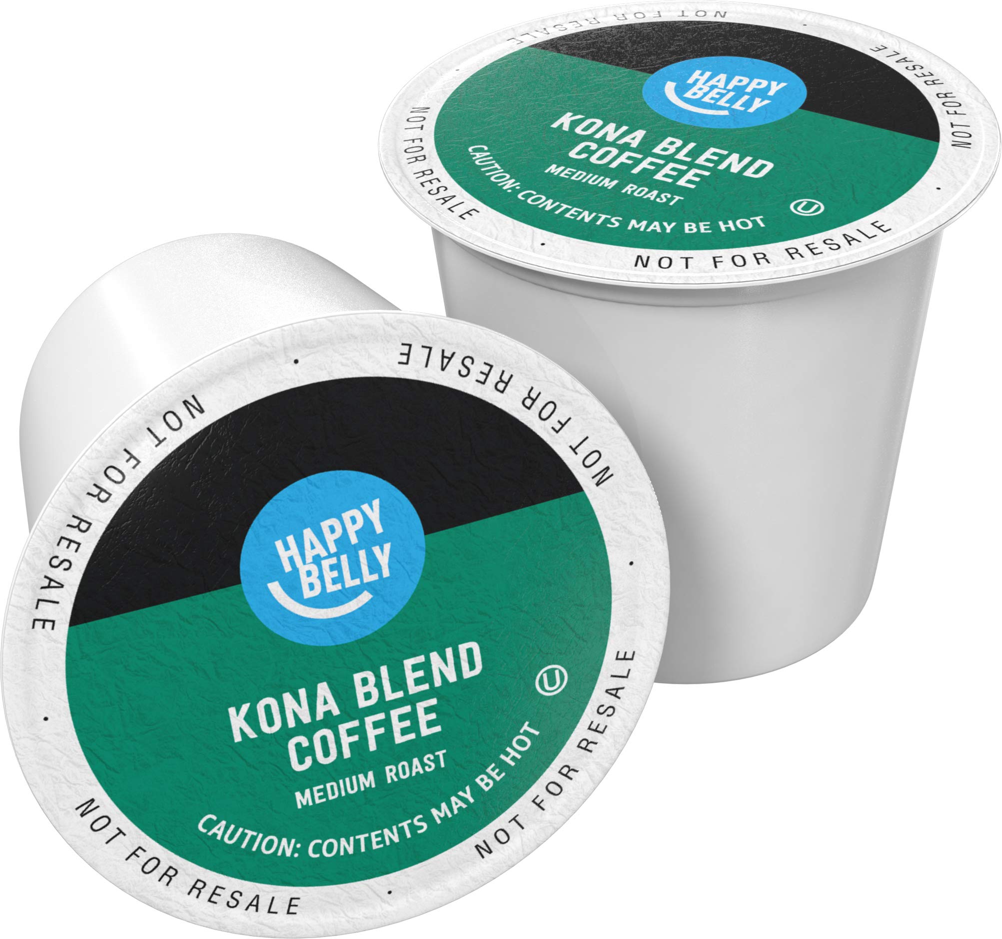 Amazon Brand - Happy Belly Dark Roast Coffee Pods, Compatible with Keurig 2.0 K-Cup Brewers, 100 Count