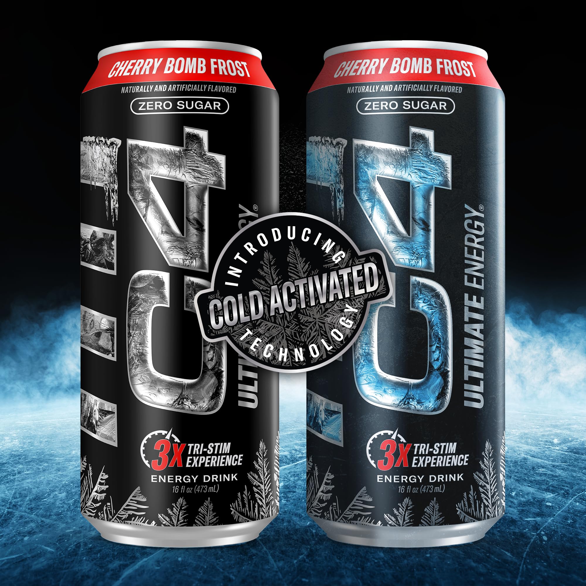 Cellucor C4 Ultimate | Pre Workout Sugar Free Energy Drink | Tri-Stim Experience with 300mg Caffeine + TeaCrine + Dynamine | Fruit Punch | 16oz (Pack of 12)