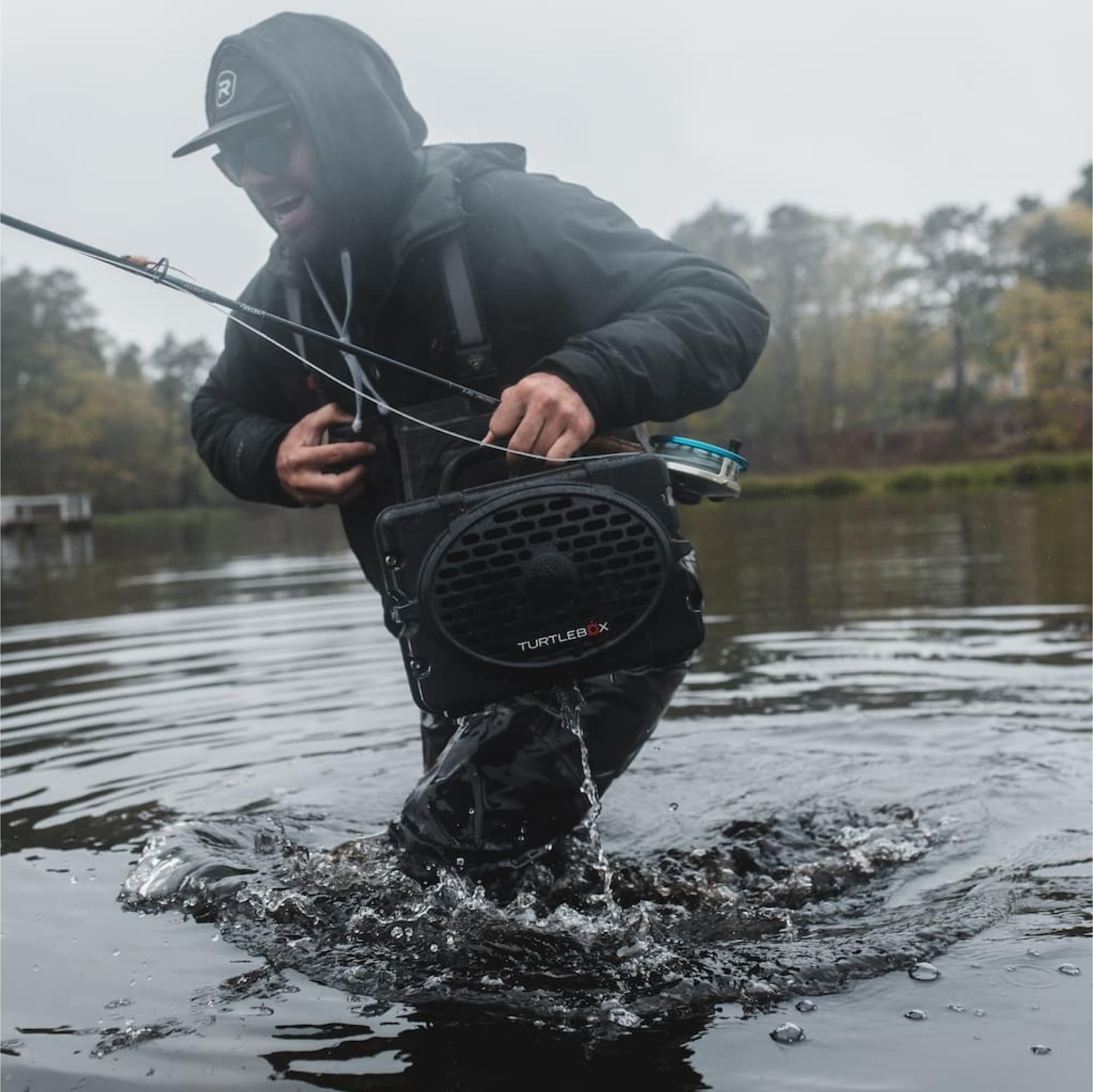 Turtlebox Original Gen 3: Portable Outdoor Bluetooth Speaker – Ultra-Loud (120dB), Waterproof (IP67), Rugged, Impact-Resistant, 3-Day Battery | Party Mode: Unlimited Pairing for Stereo Sound, Tan