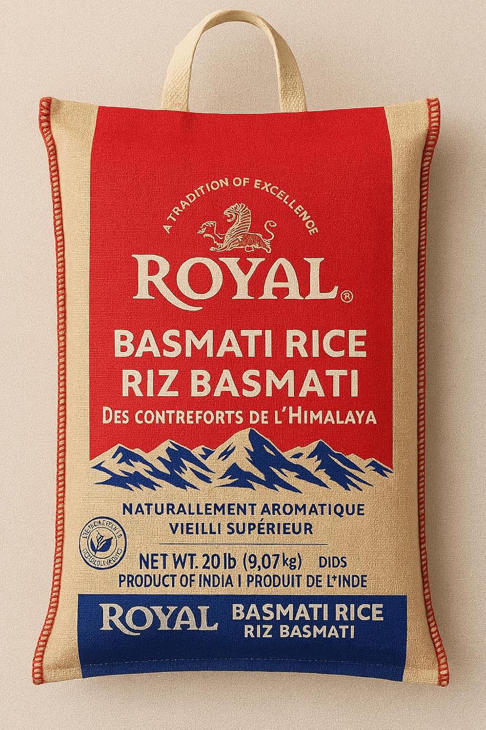 Organic Royal Organic Royal Traditional Basmati Rice (Net Wt 20 Lb),