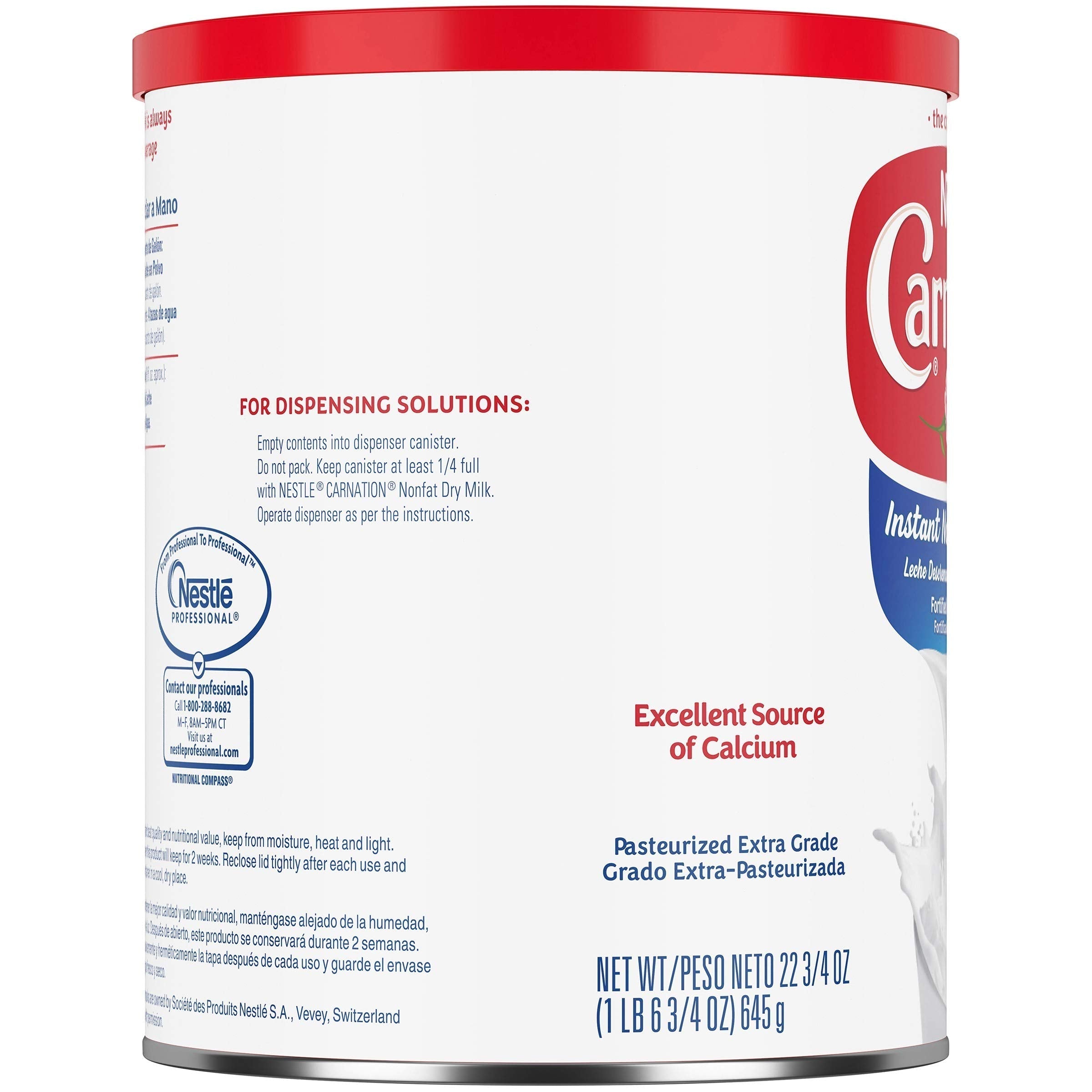 Carnation Instant Nonfat Dry Milk, 6 Count, 9.63 Ounce