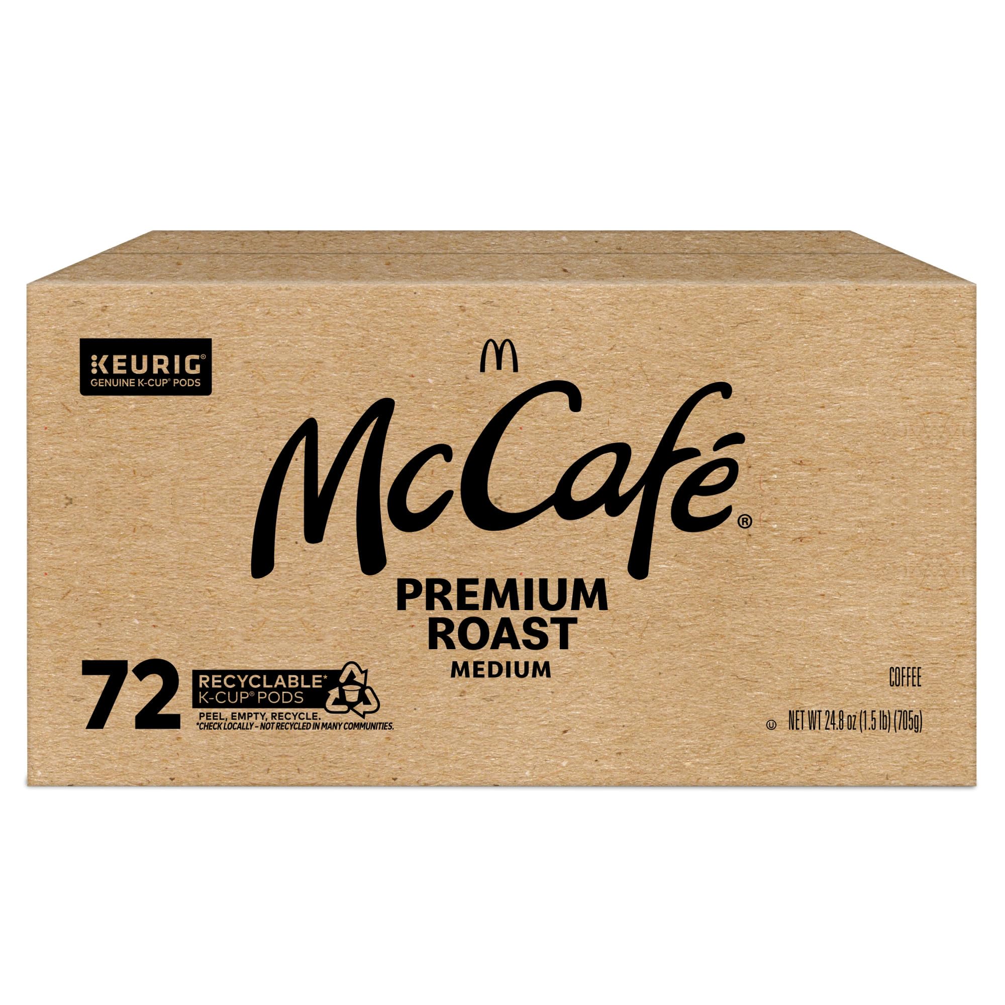 McCafe Premium Roast Coffee, Keurig Single Serve K-Cup Pods, Medium Roast, 96 Count