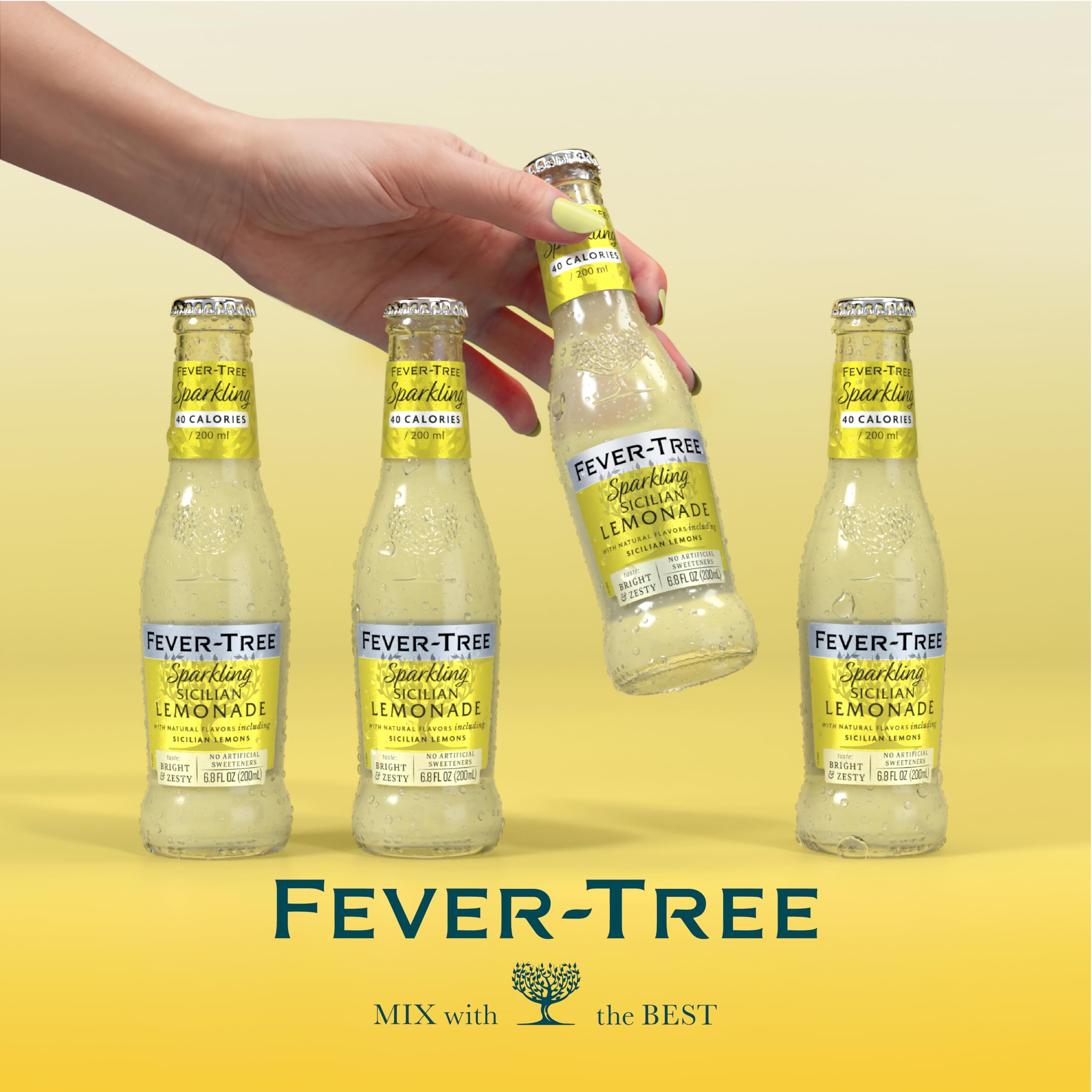 Fever Tree Club Soda Club Soda - Premium Quality Delicate with perfect carbonation - Refreshing Beverage for Cocktails & Mocktails. Naturally Sourced Ingredients, No Artificial Sweeteners or Colors - 5.07 Fl Oz (Pack of 24)(Packaging May Vary)