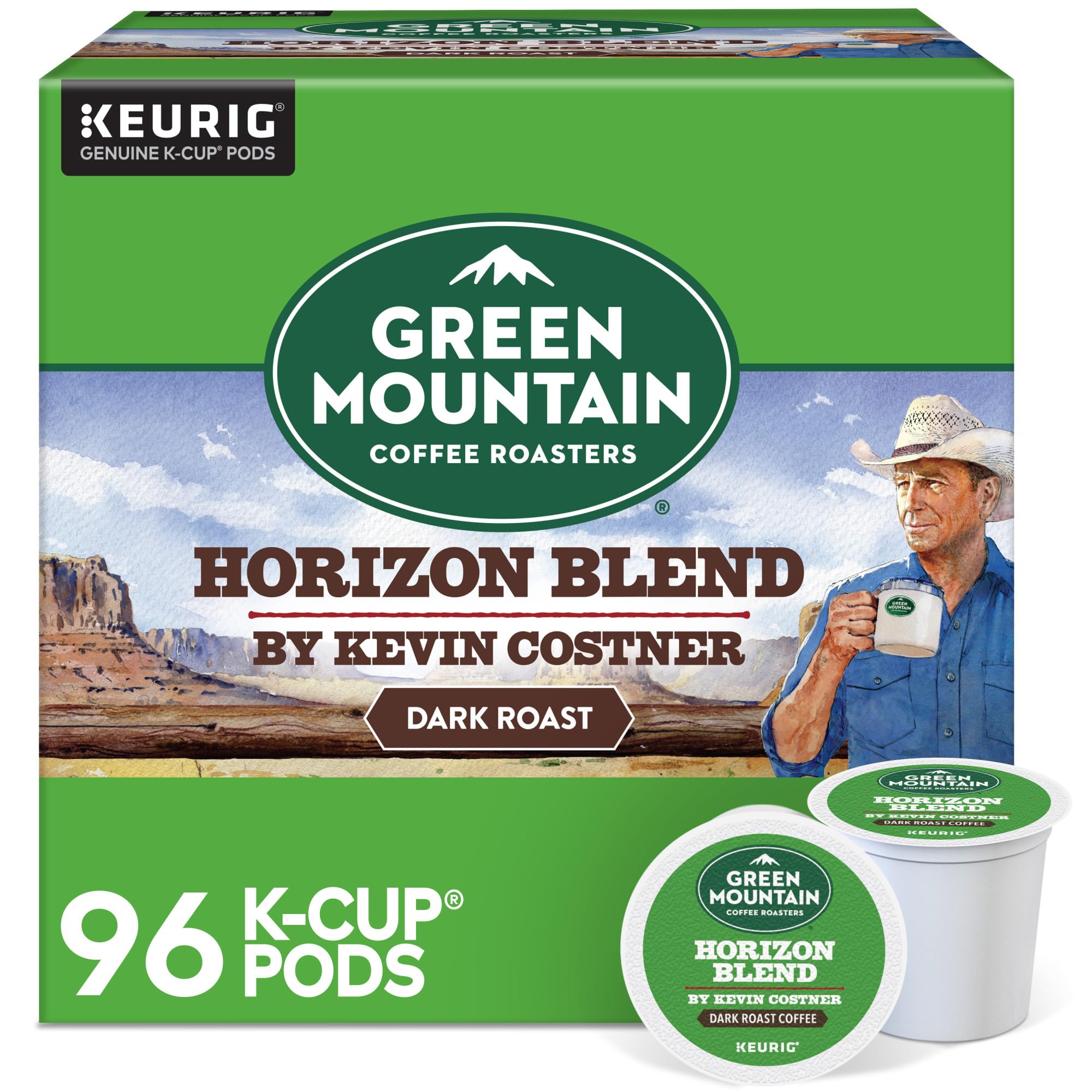 Green Mountain Coffee Roasters Dark Magic Keurig Single-Serve K-Cup Pods, Dark Roast Coffee, 72 Count