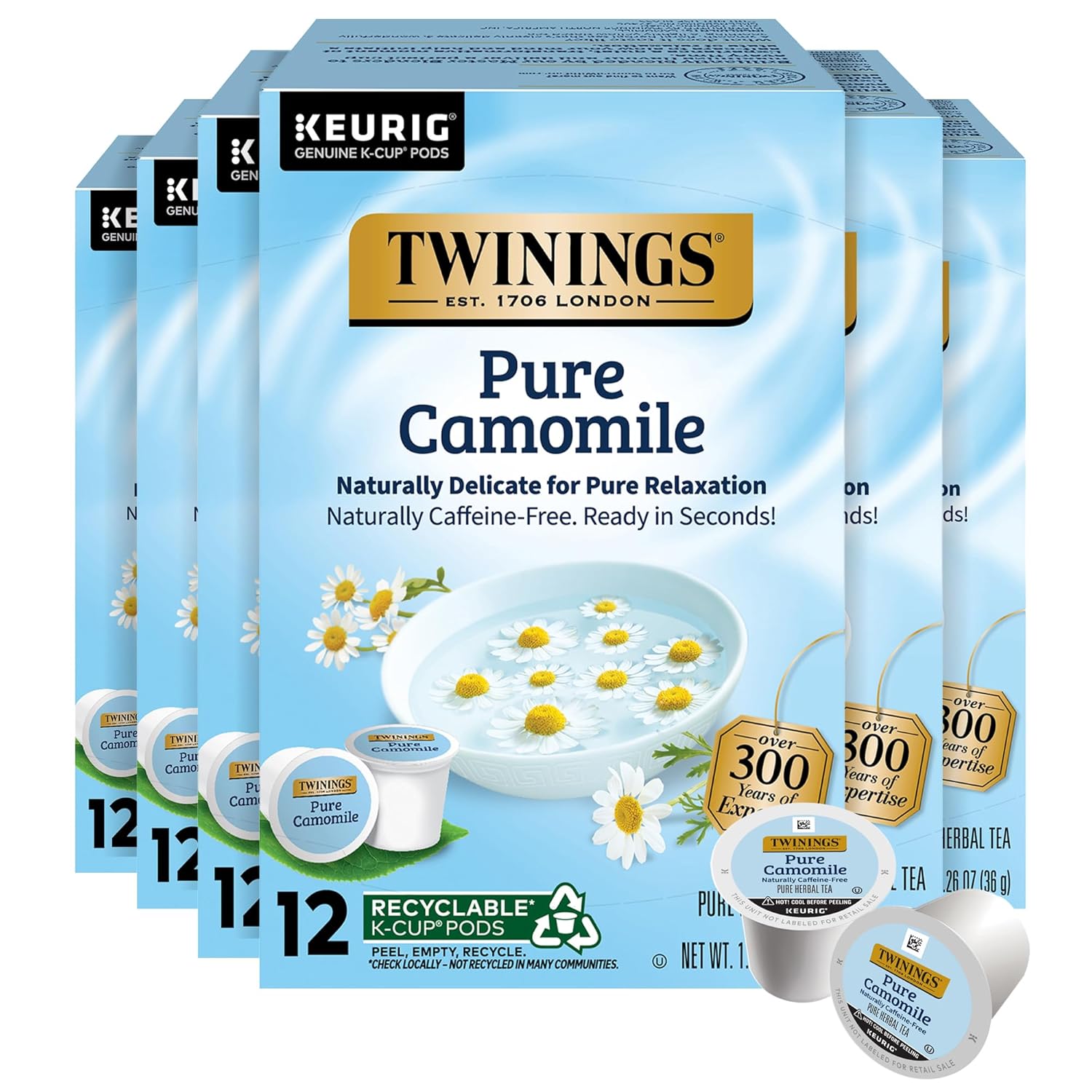Twinings English Breakfast Black Tea K-Cup Pods for Keurig, 24 Count (Pack of 1), Smooth, Flavourful, Robust, Caffeinated, Enjoy Hot or Iced
