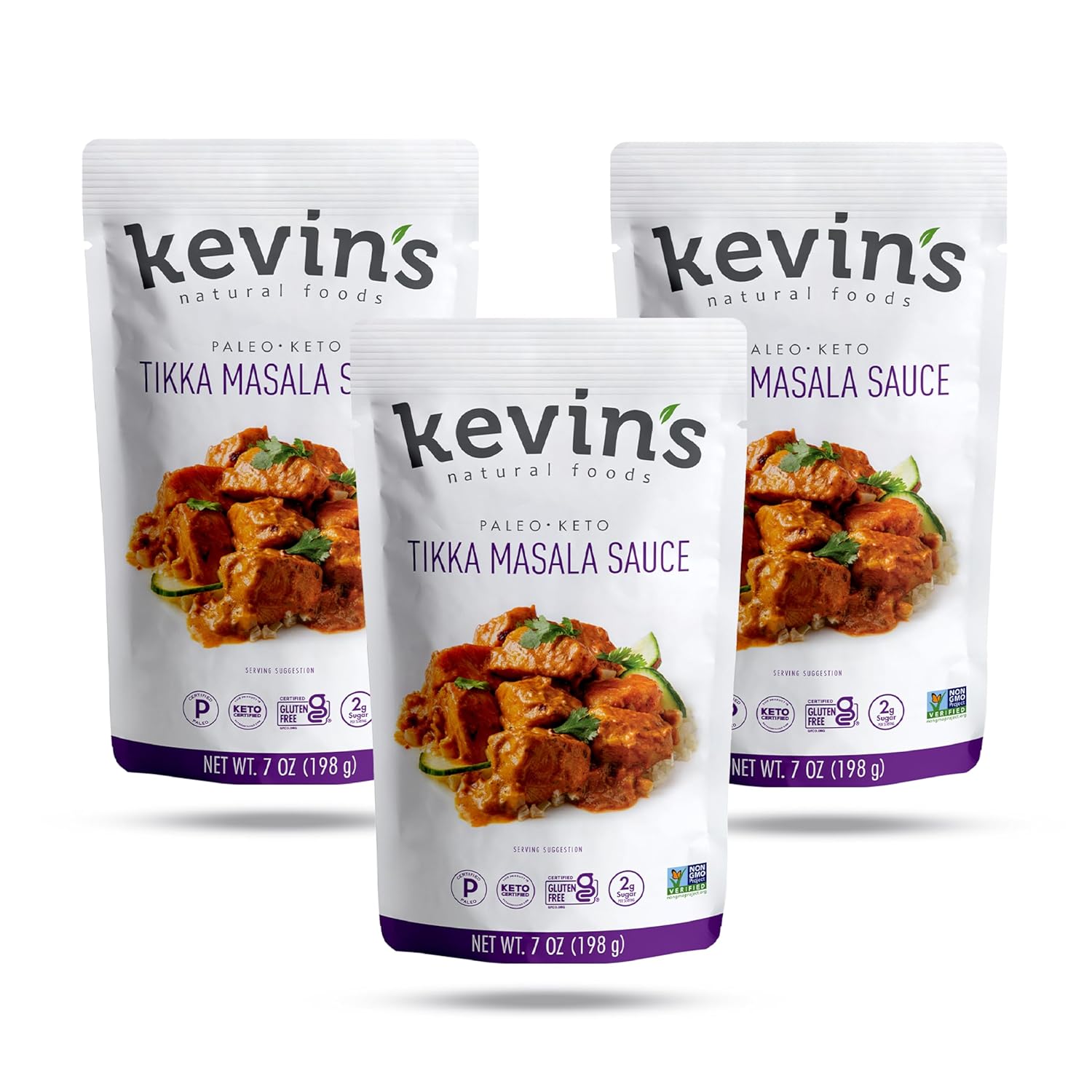 Kevin's Natural Foods Korean BBQ Sauce - Paleo Simmer Stir-Fry Sauce, Gluten Free, No Preservatives, Non-GMO - 3 Pack (Korean BBQ)