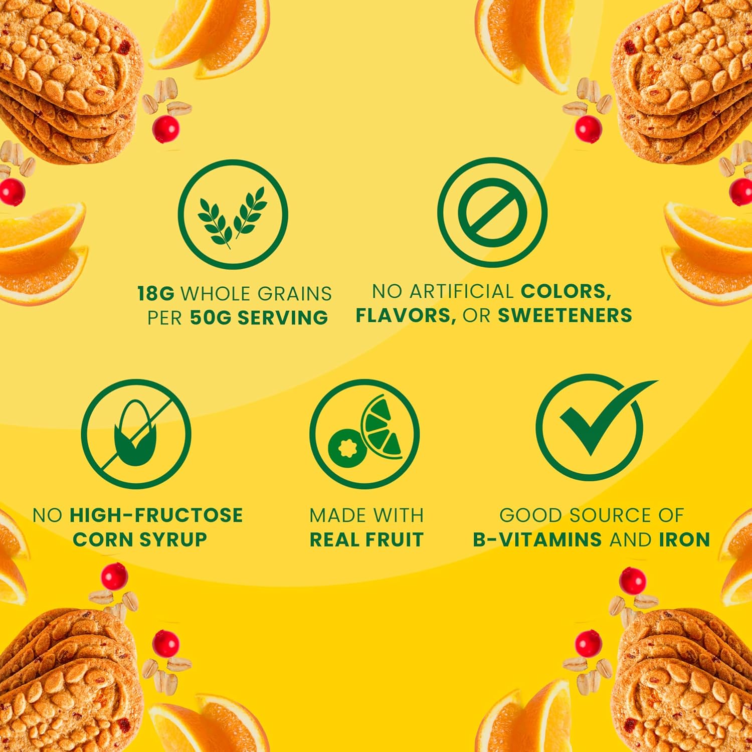 belVita Breakfast Bars Biscuits, Cranberry Orange, 30 Total Packs, 6 Boxes (4 Biscuits Per Pack)