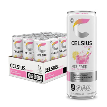 CELSIUS Sparkling Kiwi Guava, Functional Essential Energy Drink 12 Fl Oz (Pack of 12)