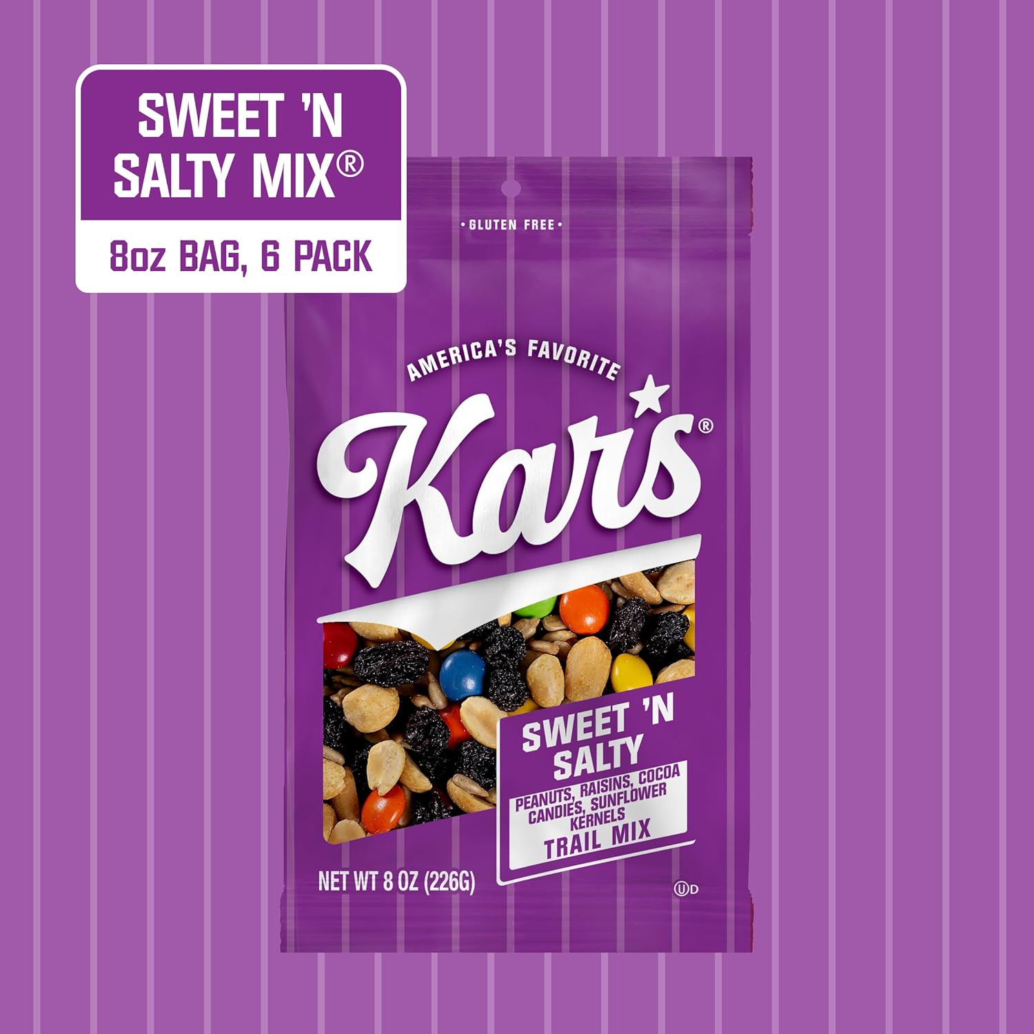 Kar’s Nuts Sweet ‘N Salty Trail Mix, 2 oz Pouch (Pack of 72), Gluten-Free Trail Mix Snack