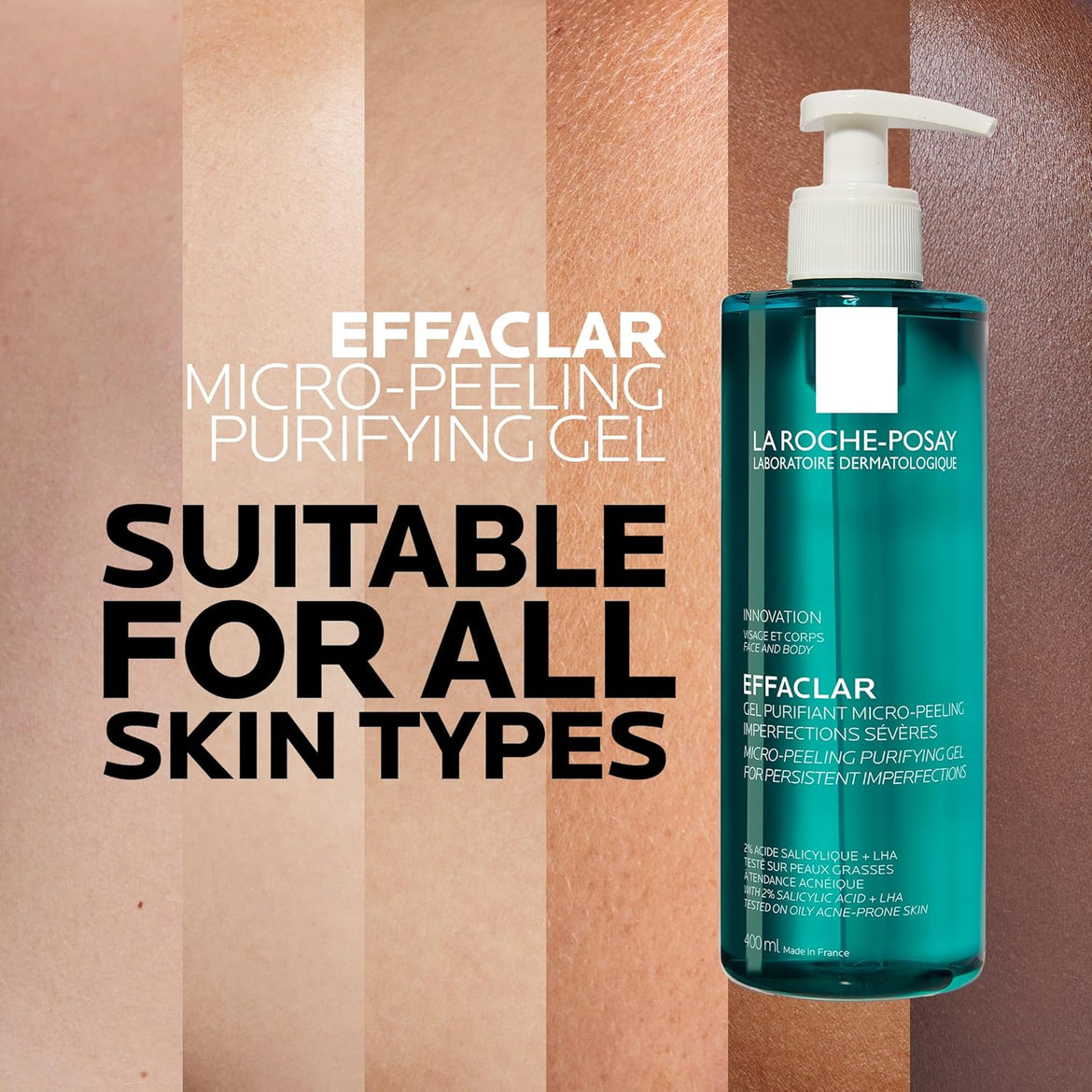 La Roche-Posay Effaclar Micropeeling Cleansing Gel with Salicylic Acid For Oily Skin