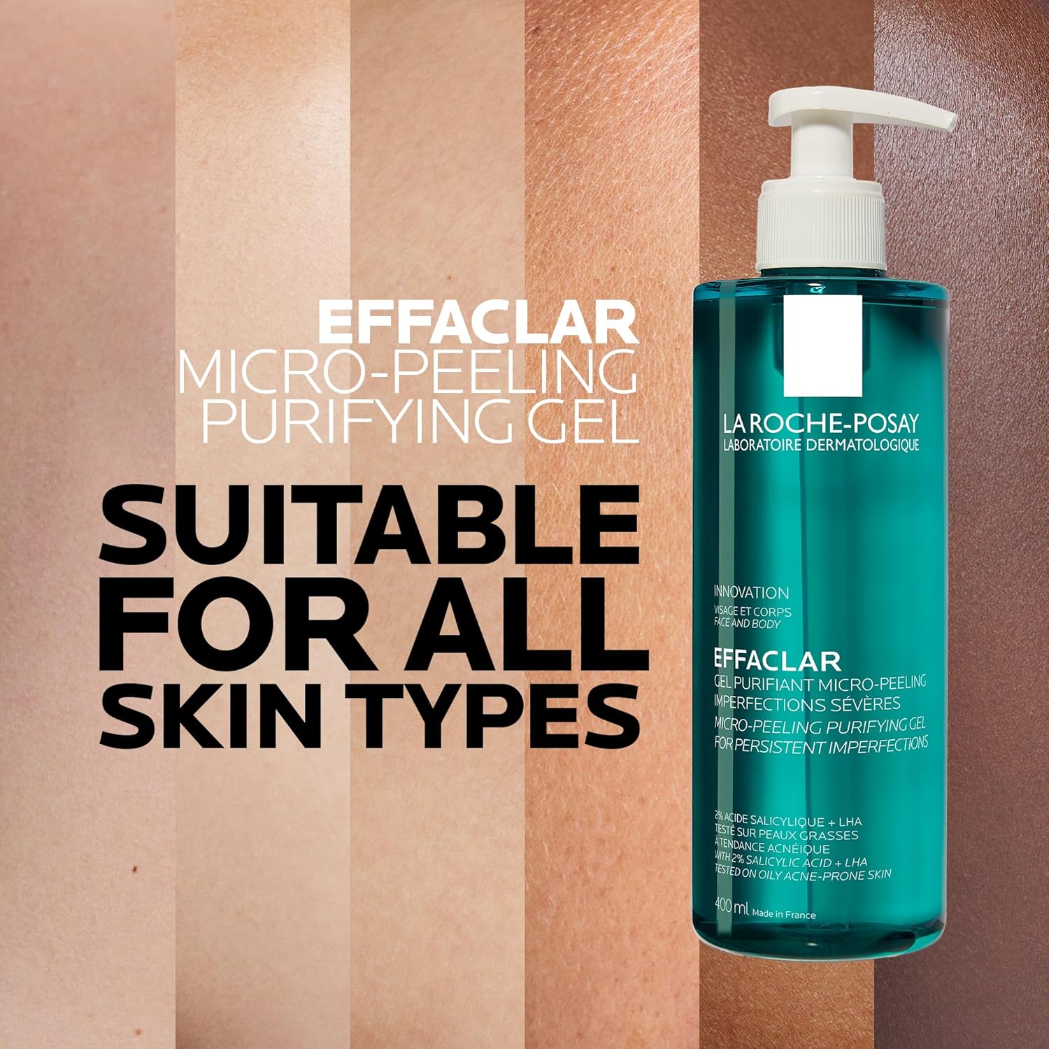 La Roche-Posay Effaclar Micropeeling Cleansing Gel with Salicylic Acid For Oily Skin