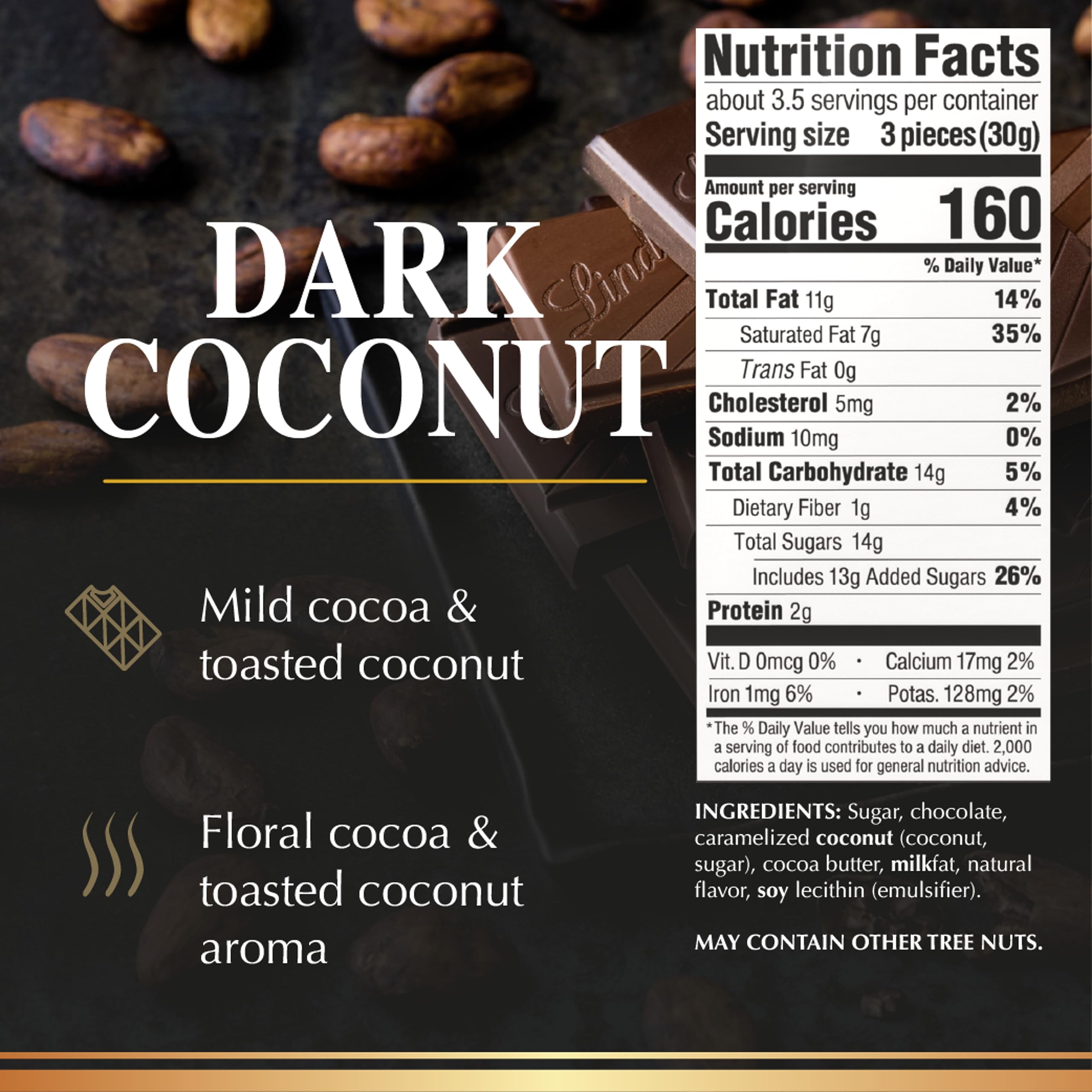 Lindt EXCELLENCE 85% Cocoa Dark Chocolate Bar, Dark Chocolate Candy, 3.5 oz. (12 Pack)