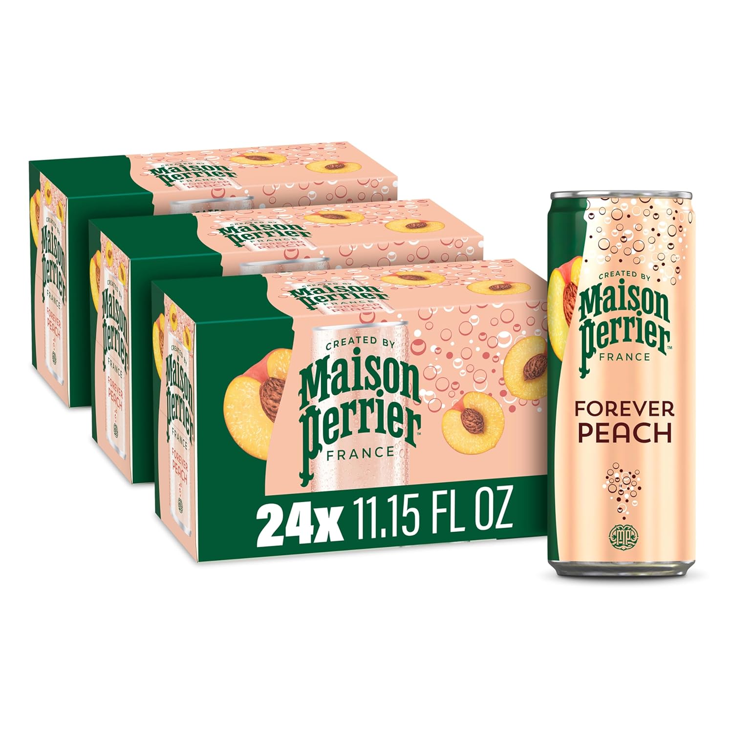 Maison Perrier Ultimate Sparkling Water, 11.15 Fl Oz Cans, 8 Count, 3 Pack