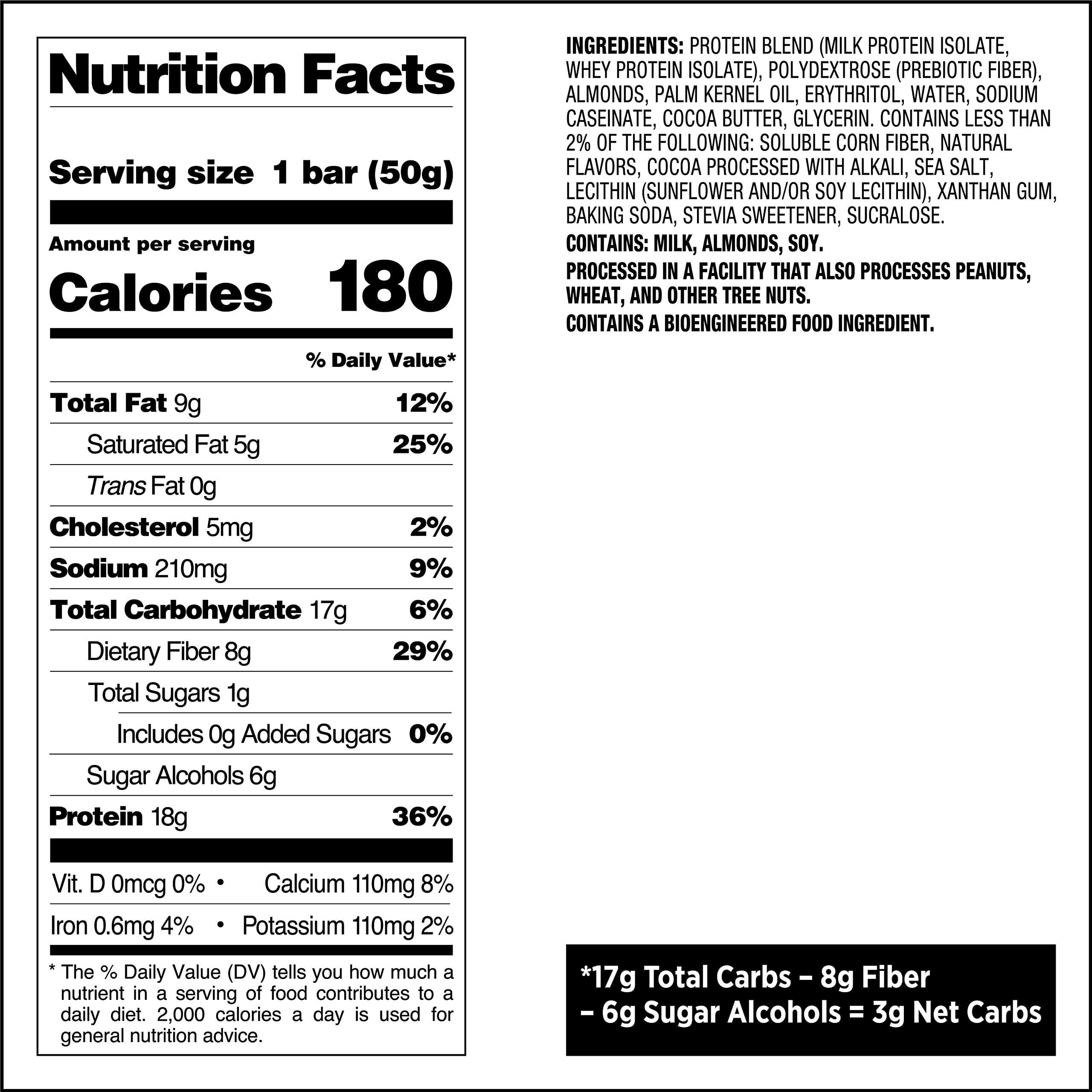 Quest Nutrition Chocolate Chip Dough Cookie Protein Bars, 21g Protein, 1g Sugar, 4g Net Carb, High Fiber, Gluten Free, Keto Friendy, 12 Count