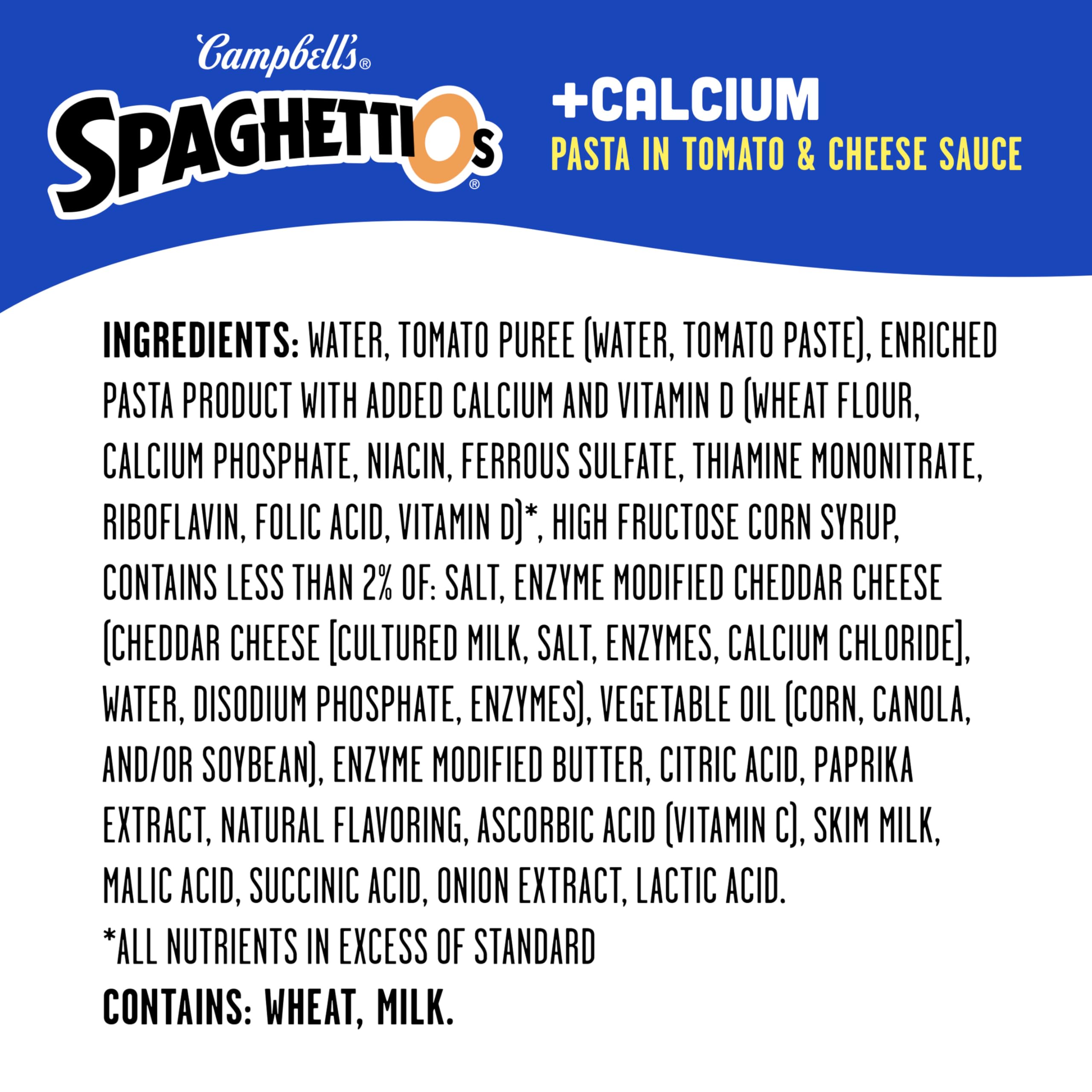 SpaghettiOs Canned Pasta with Meatballs, 15.6 oz Can (12 Pack)