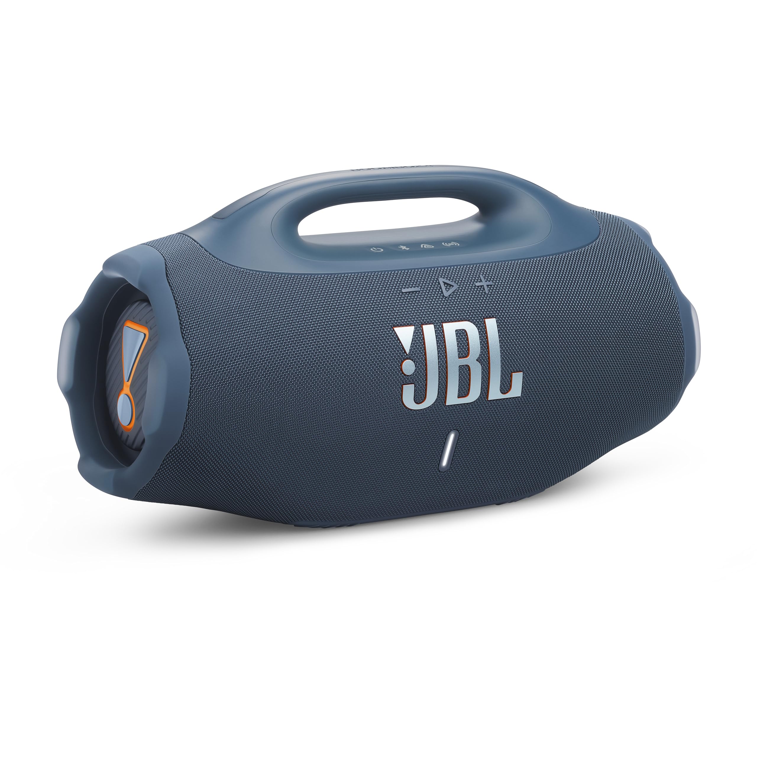JBL Boombox 4 - Most Powerful Portable Waterproof Speaker with Massive Pro Sound, Up to 34 Hours of Playtime, & Multi-Speaker Connection by Auracast™ (Black)