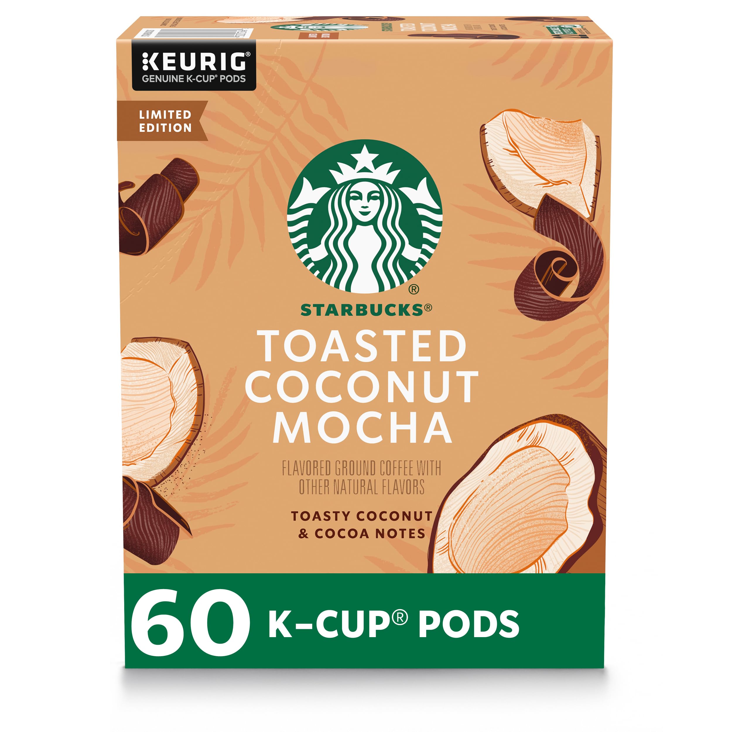 Starbucks K-Cup Coffee Pods, Starbucks Blonde Roast Hot or Iced Coffee, Veranda Blend, 96 Keurig Pods