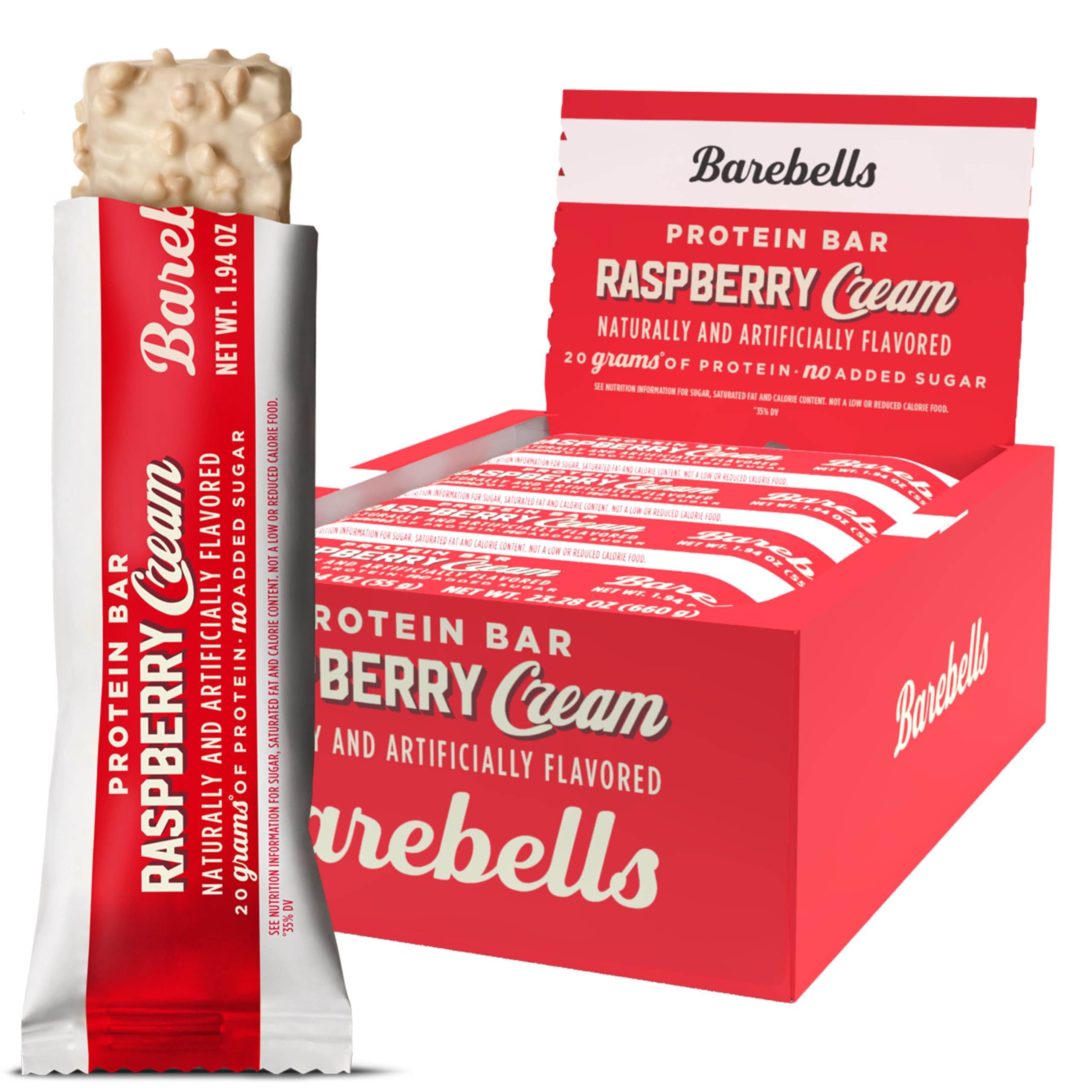 Barebells Protein Bars Salty Peanut - 12 Count, 20g High Protein Treats - Chocolate Nutrition Bar with 1g Total Sugars - On-The-Go Breakfast or Post-Workout Snack
