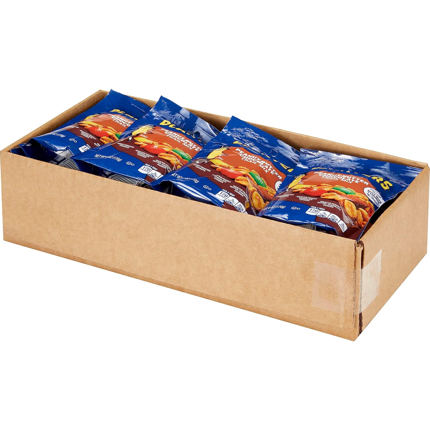 PLANTERS Tropical Fruit & Nut Trail Mix - Mixed Nuts Trail Mix Snack Packs, 6 oz Bags (Pack of 12)