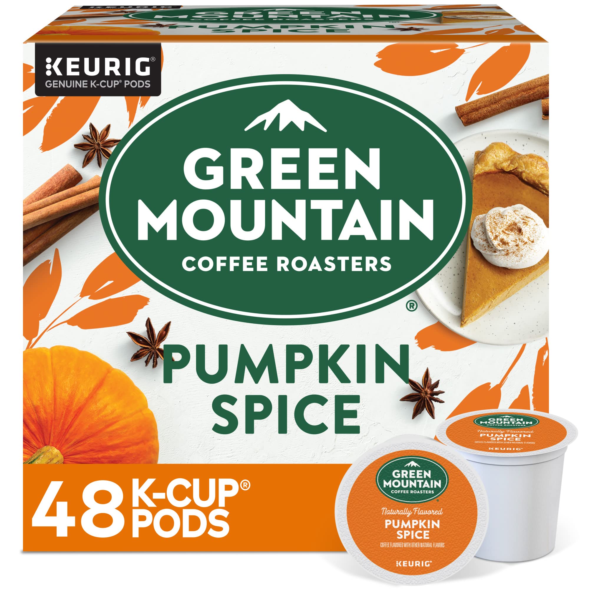 Green Mountain Coffee Roasters Caramel Vanilla Cream Keurig Single-Serve K-Cup pods, Light Roast Coffee, 72 Count