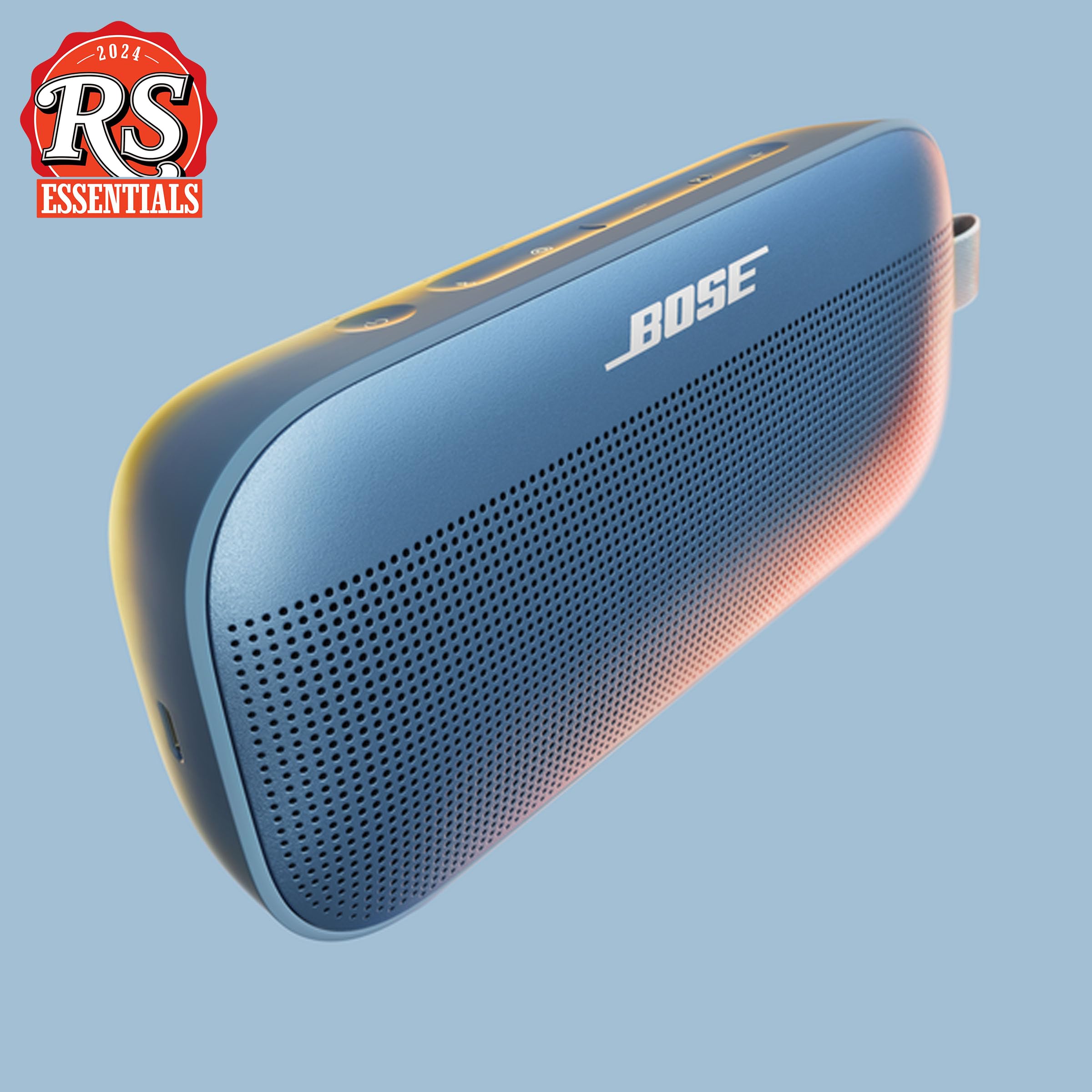 Bose SoundLink Flex Bluetooth Speaker (2nd Gen) - Portable Outdoor Speaker with Hi-Fi Audio, Waterproof and Dustproof, USB-C, Up to 12 Hours Battery Life, Black