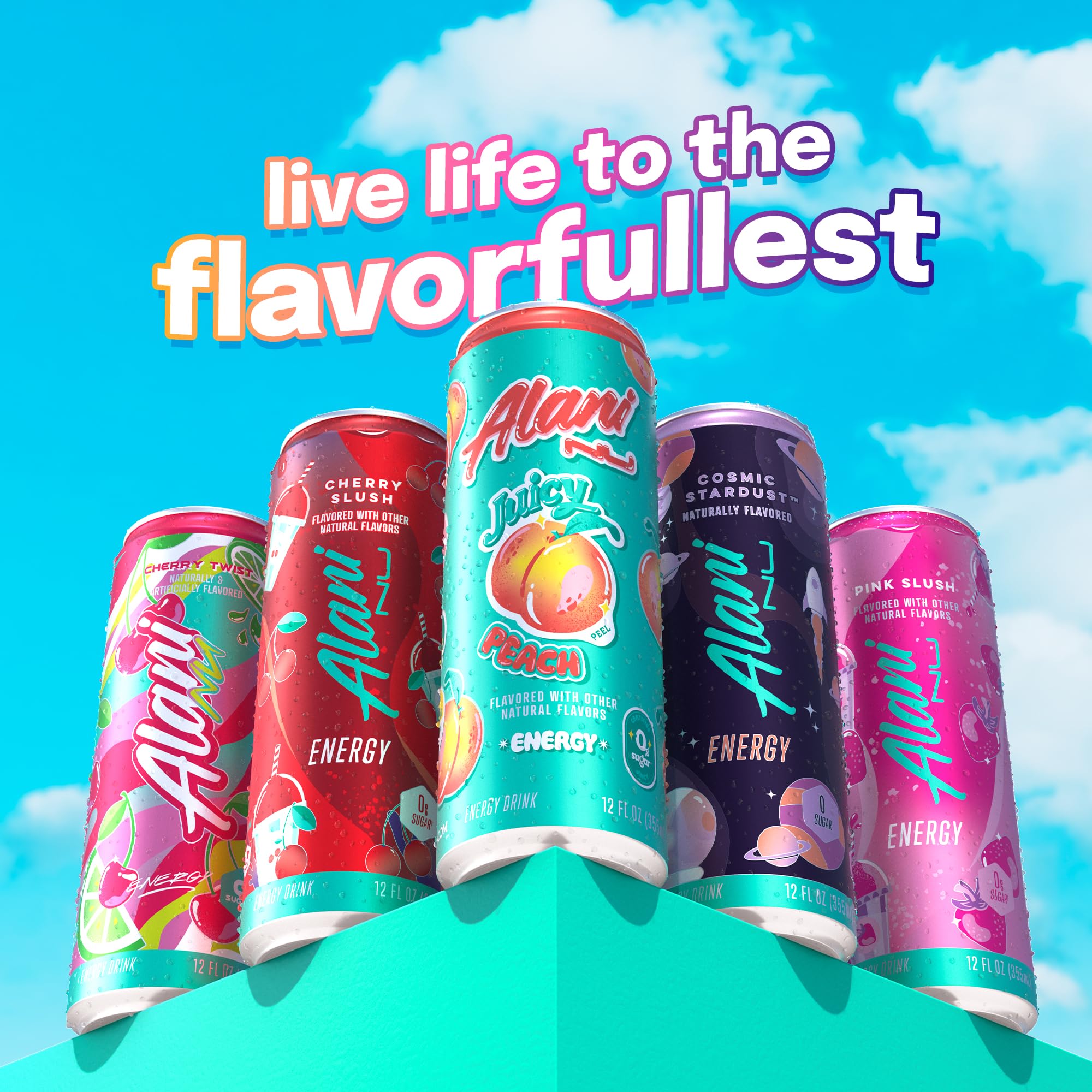 Alani Nu CHERRY TWIST Sugar Free, Low Calorie Energy Drinks, 200mg Caffeine, Biotin B Vitamins, Zero Sugar, 15 Calories, 12 Fl Oz Cans, 12 Pack0