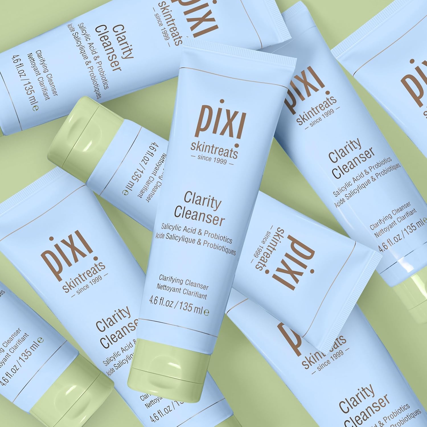 Pixi Beauty Clarity Cleanser | Gentle & Effective Facial Cleanser | Helps Minimize Pores | Promote A Clearer, Healthier Complexion | 4.6 Fl Oz