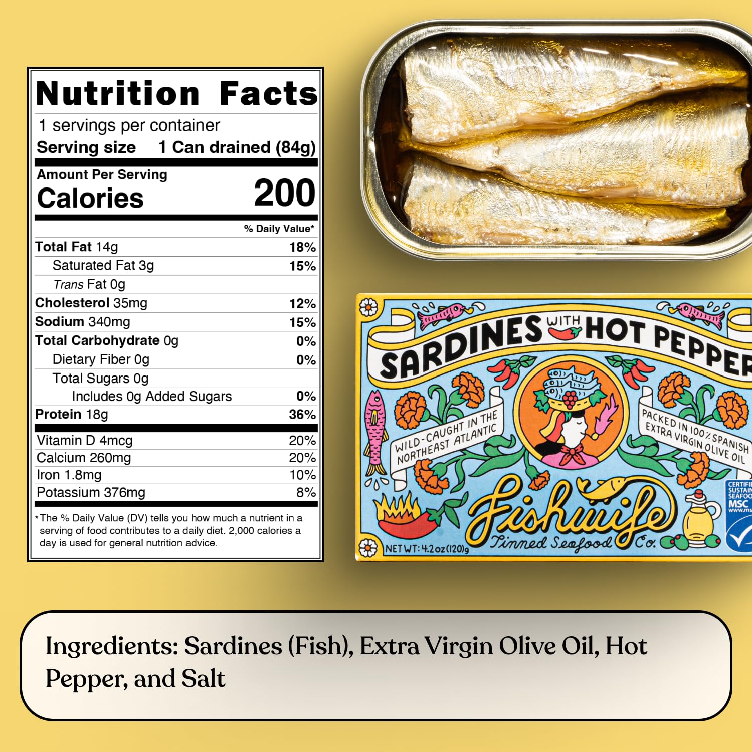 Fishwife Smoky Trio 3-Pack (Smoked Rainbow Trout, Smoked Salmon, Smoked Mackerel) | Gluten Free, High Protein, Omega-3s | Hand-Packed